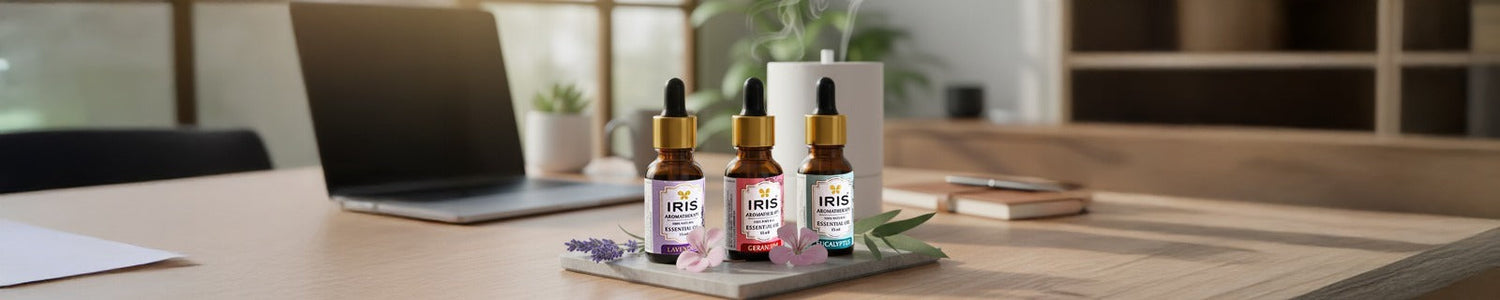 Aromatherapy essential oils for stress relief and relaxation