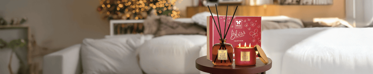 Festive home decor Christmas candles, and fragrances