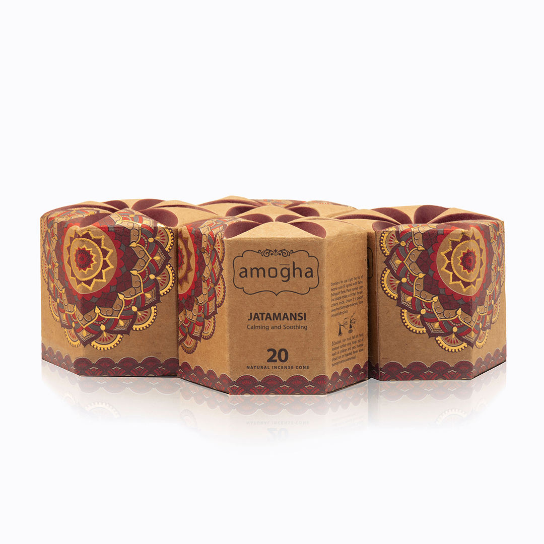 Amogha incense cones- Jatamansi(Set of 4)