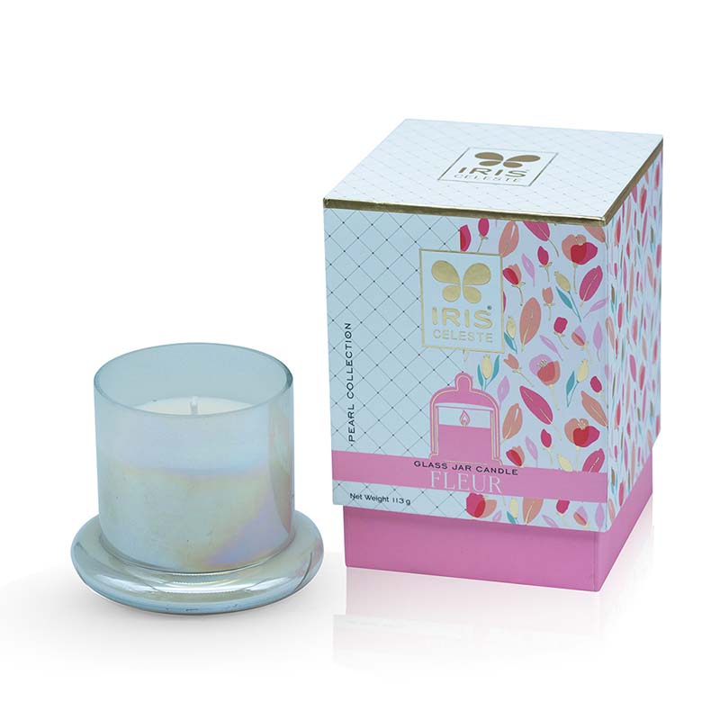 IRIS Fleur Bell Jar Candle