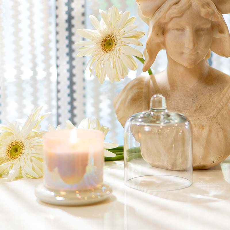 IRIS Fleur Bell Jar Candle