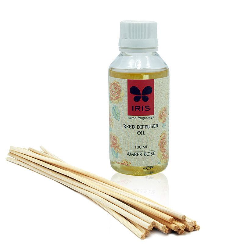 IRIS Amber Rose Reed Diffuser Refill Set 191