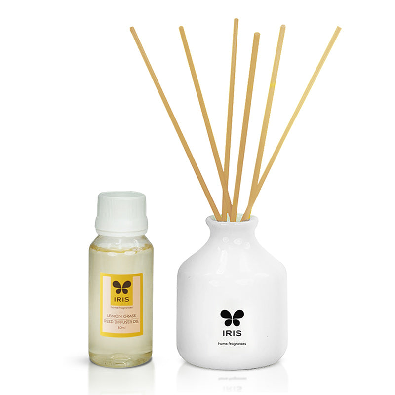 IRIS Lemongrass Reed Diffuser Set 101