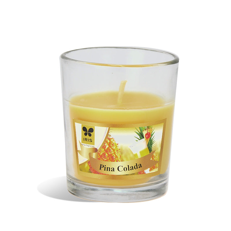 IRIS Pina Colada Shot Glass Votive