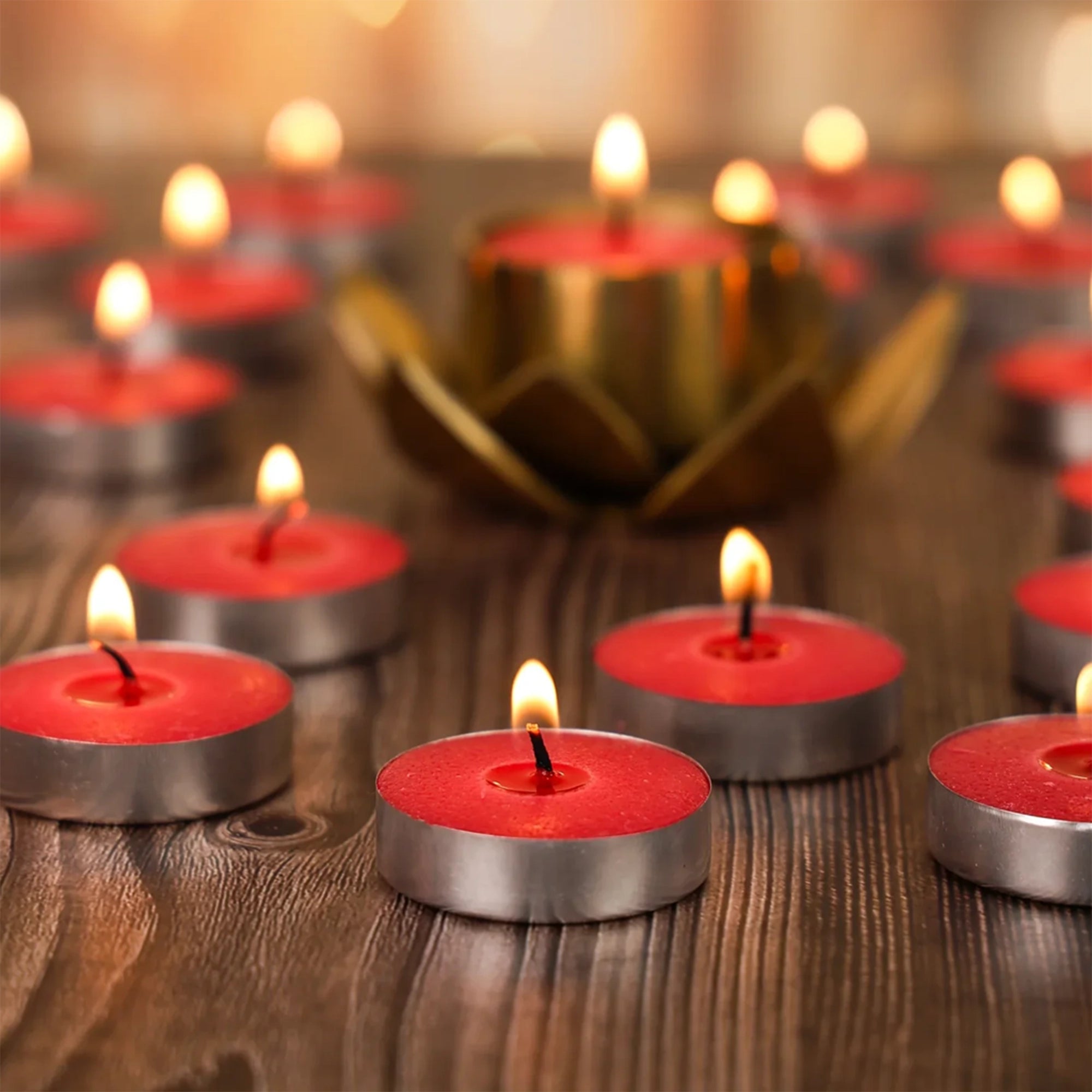 IRIS 15 Pack Fragranced Tealights - Damask Rose