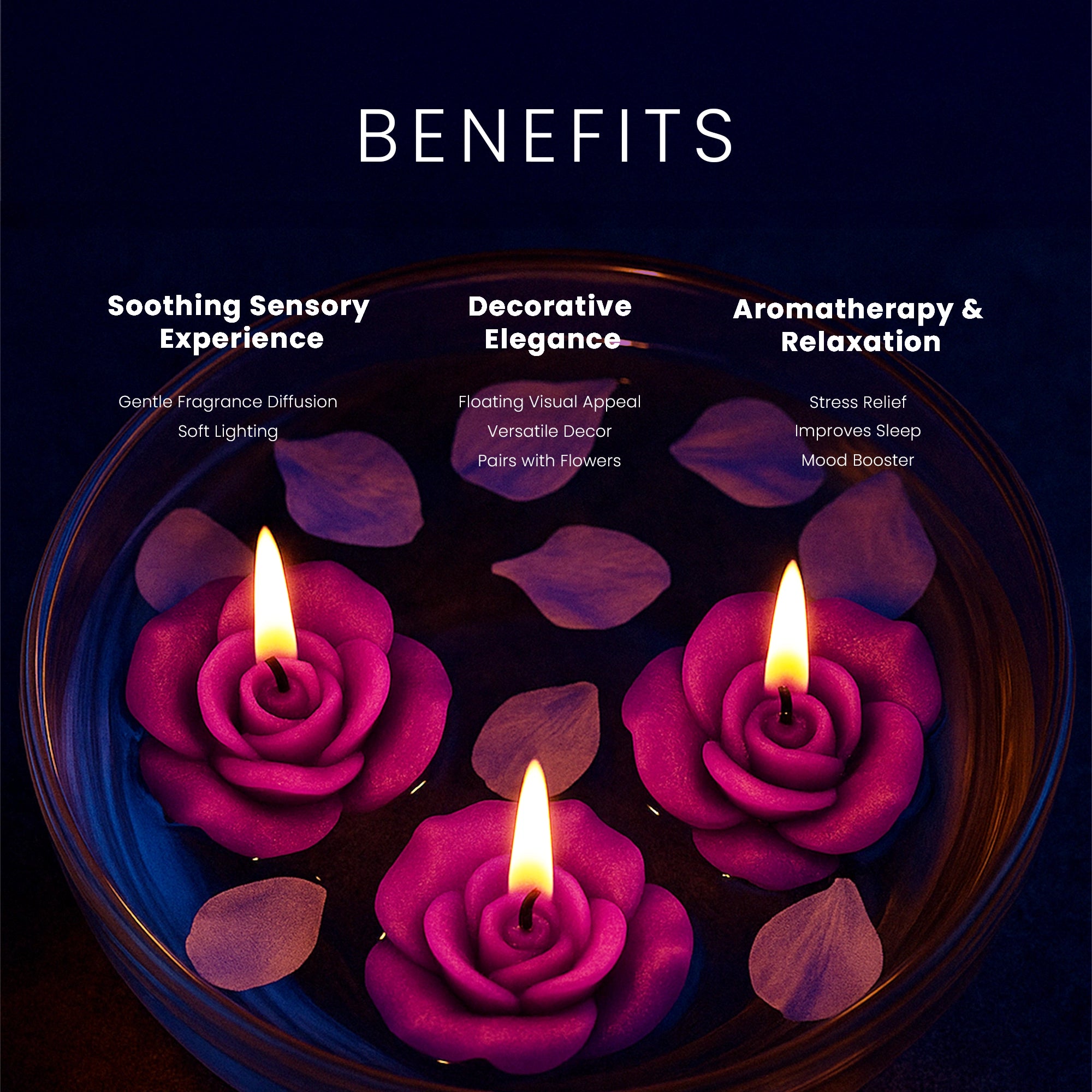 IRIS Lavender Aromatic Floating Candles