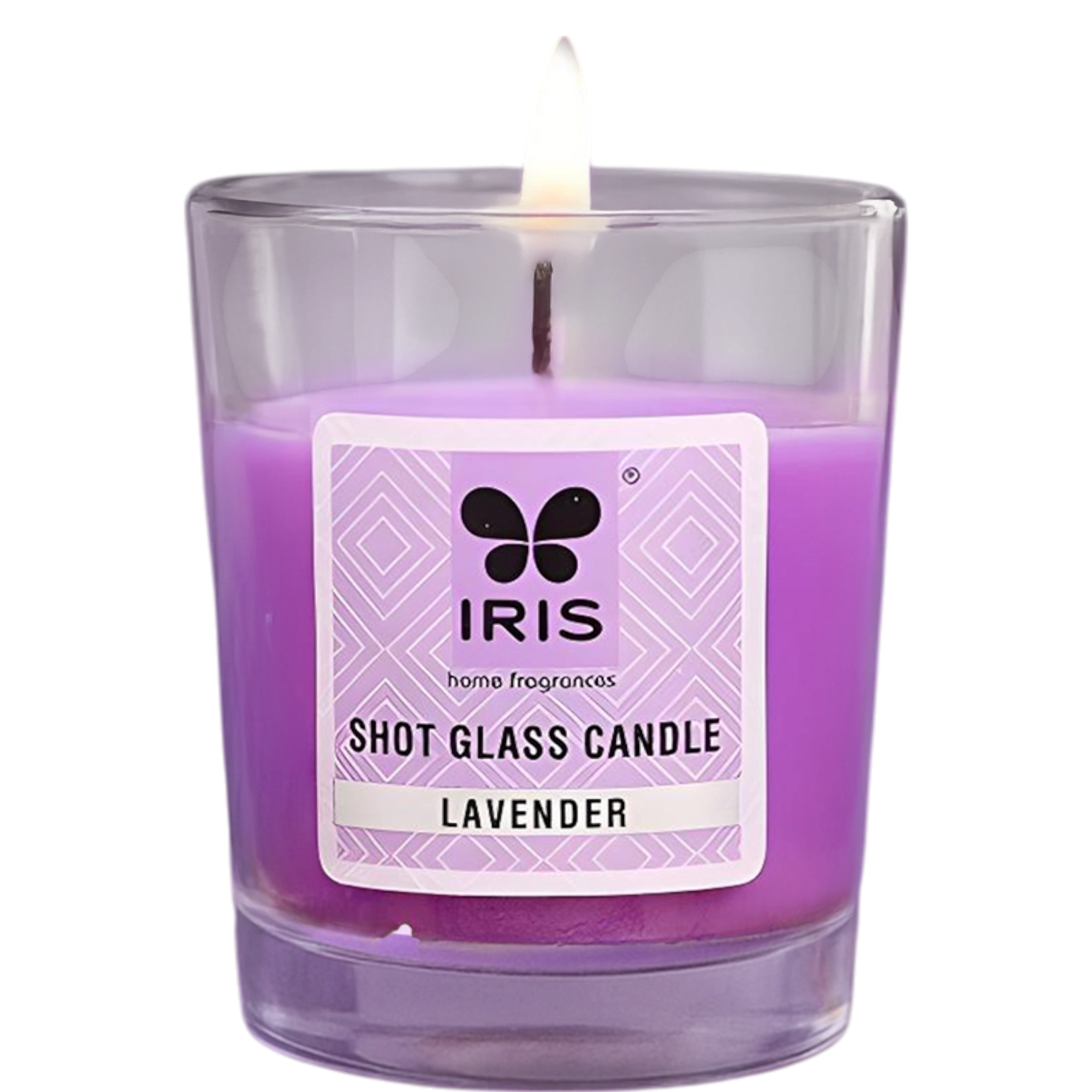 IRIS Shot Glass Scented Candle - Lavender