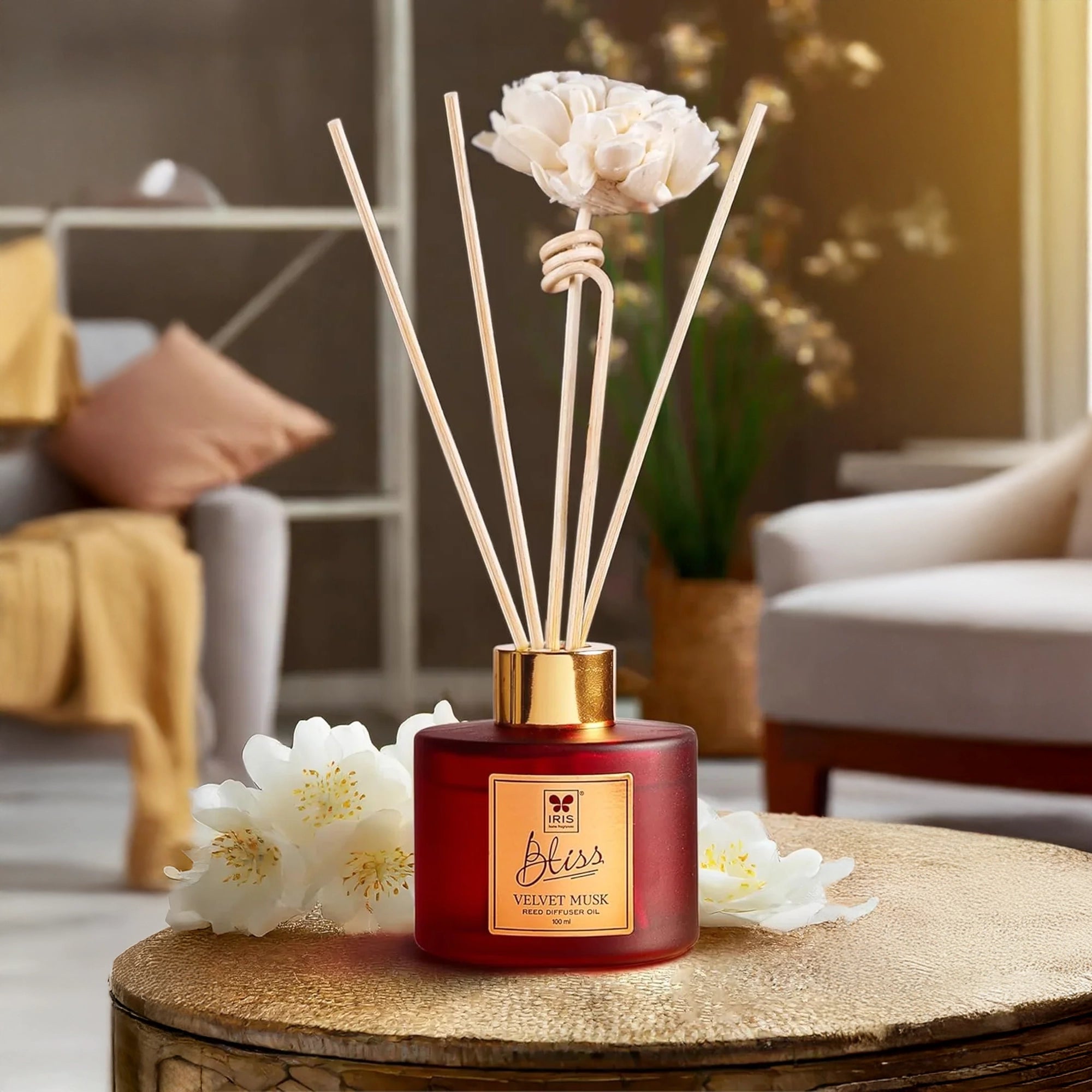Iris Bliss Velvet Musk Reed Diffuser Set