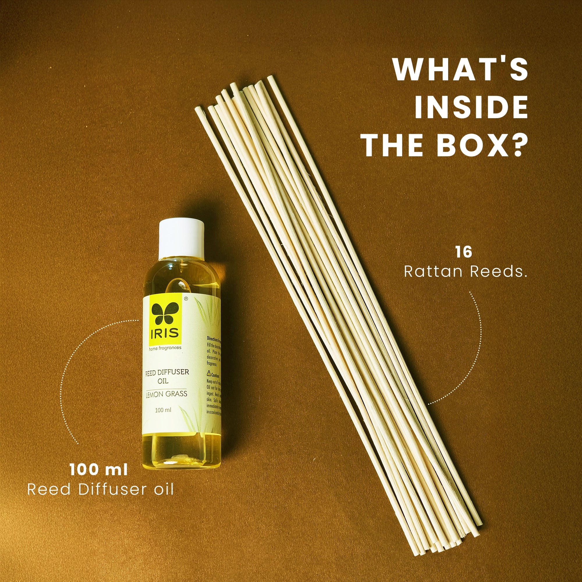 IRIS Lemongrass Reed Diffuser Refill Set 191