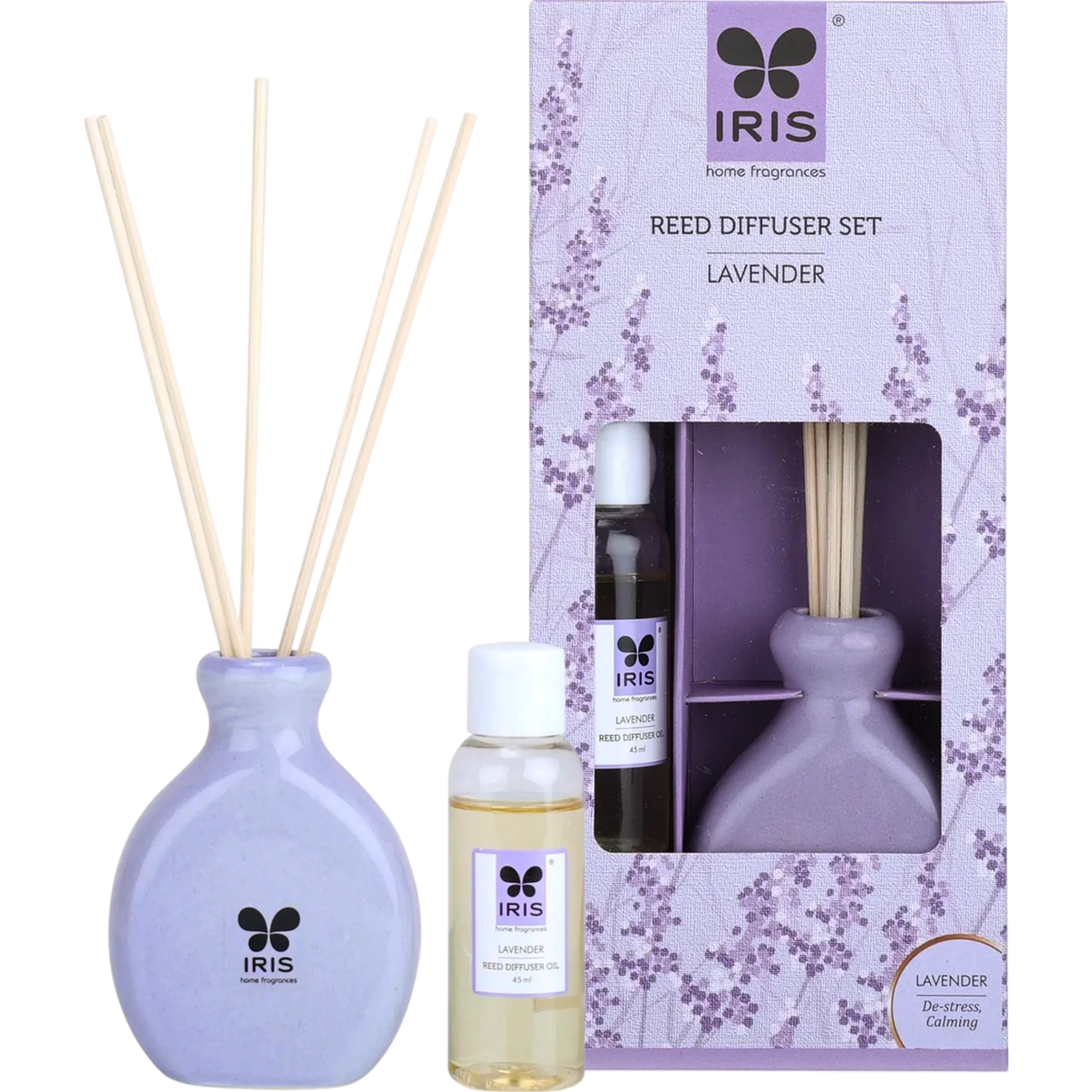 IRIS Lavender Reed Diffuser Set 194