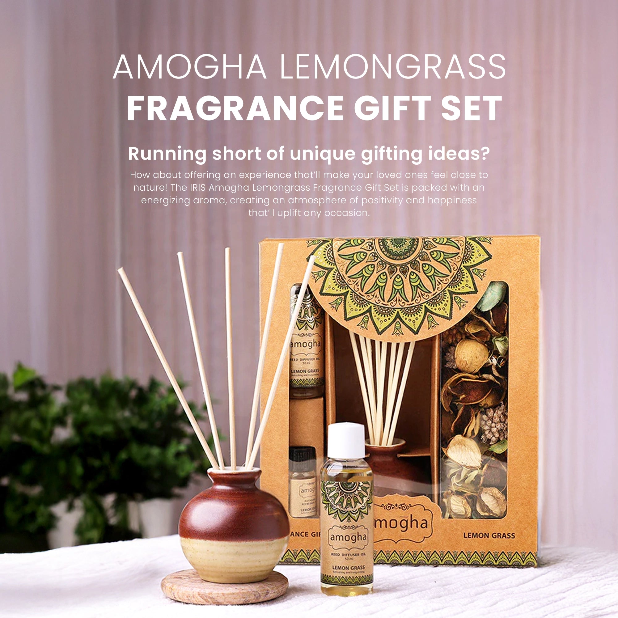 IRIS Amogha Lemongrass Fragrance Gift Set
