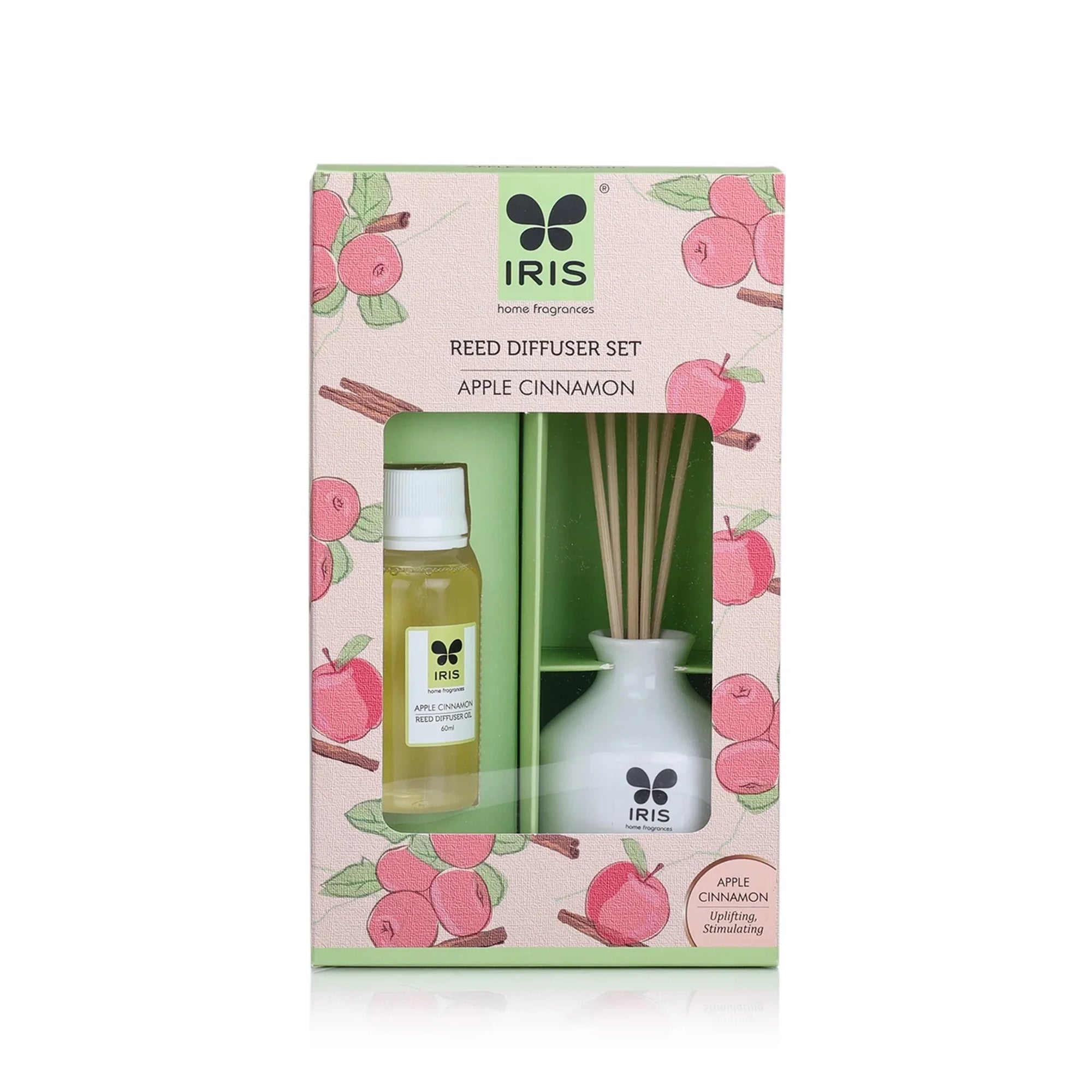 IRIS Apple Cinnamon Reed Diffuser Set 101