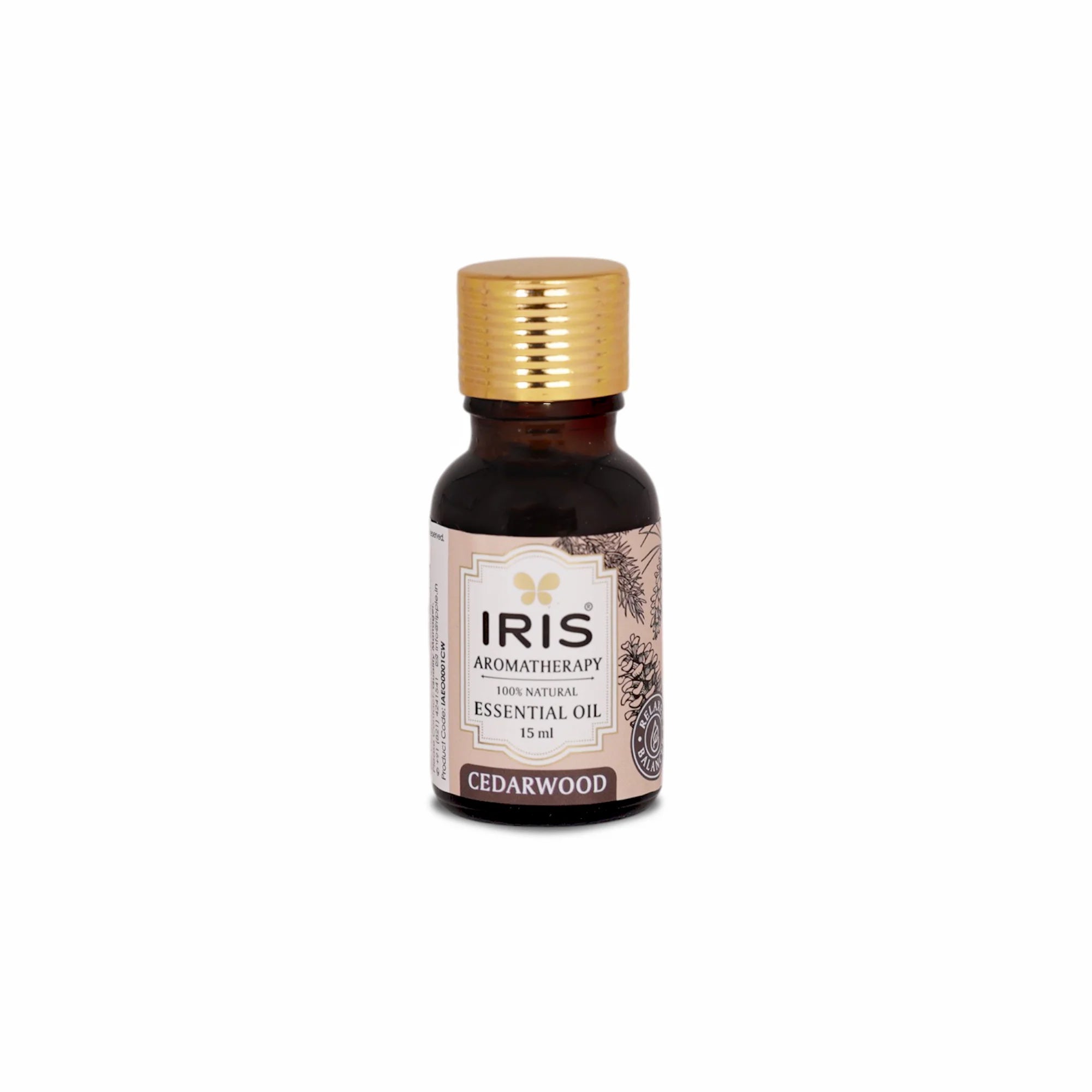 IRIS Aromatherapy Cedarwood Essential Oil