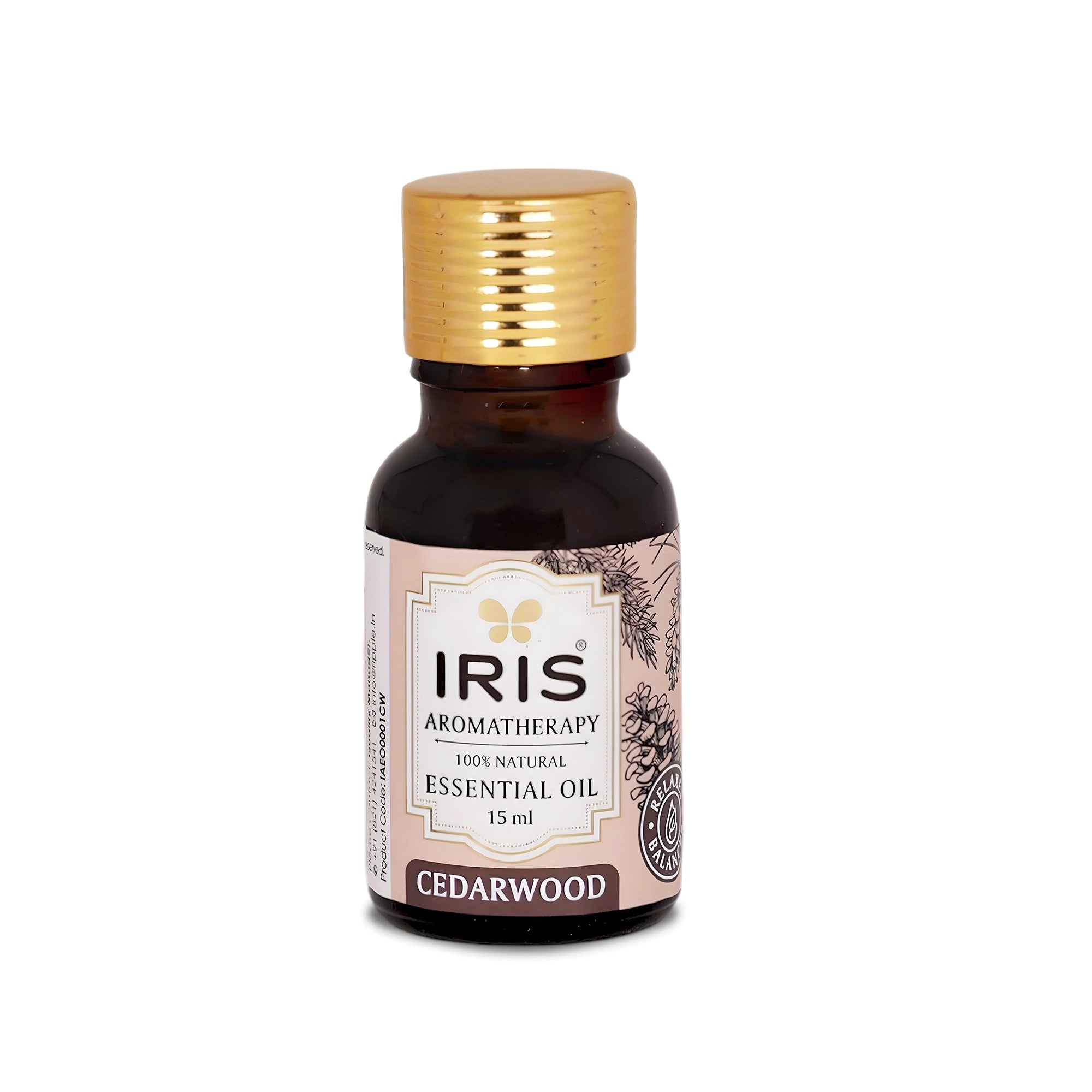IRIS Aromatherapy Cedarwood Essential Oil
