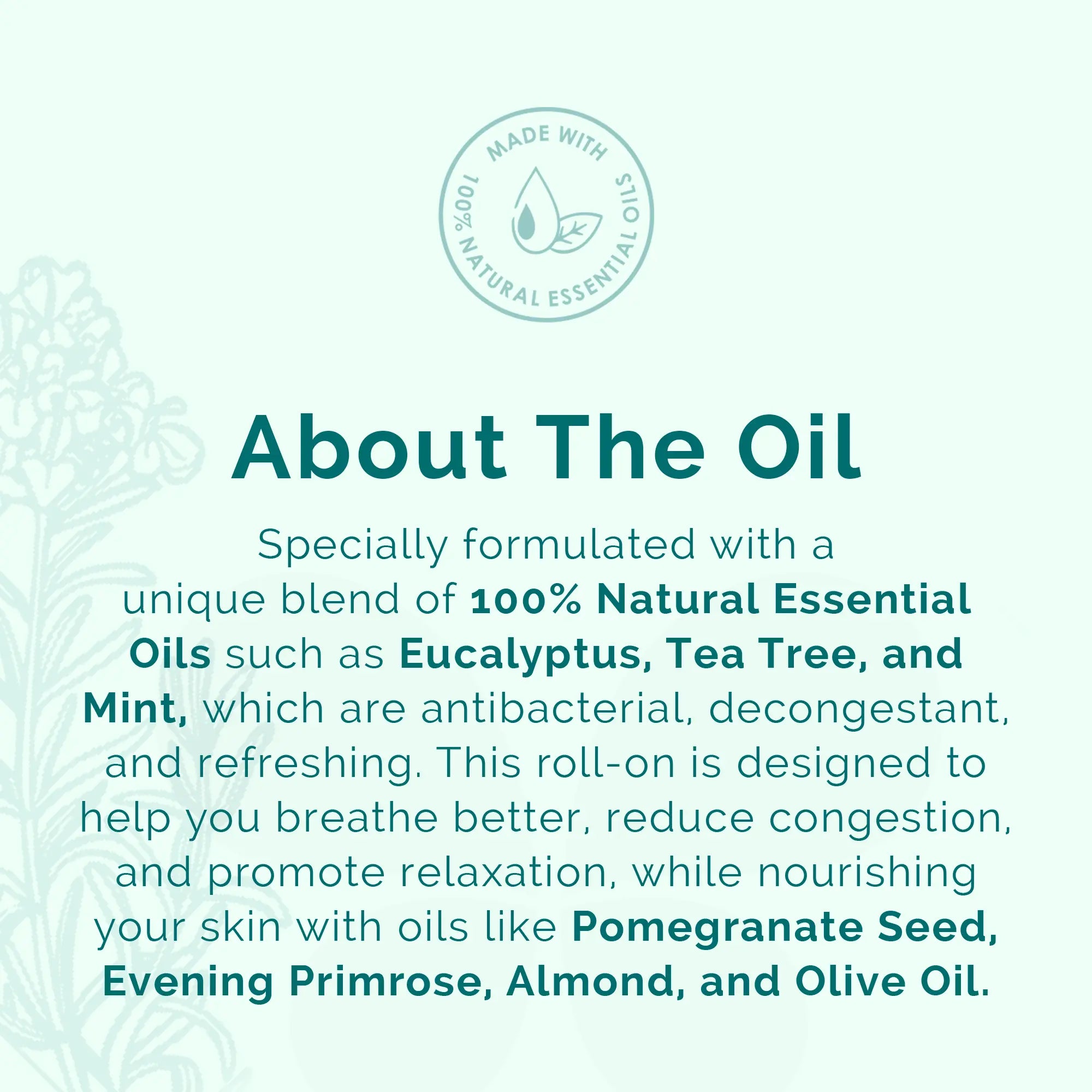 IRIS Aromatherapy Roll On Massage Oil for Easy Breathe