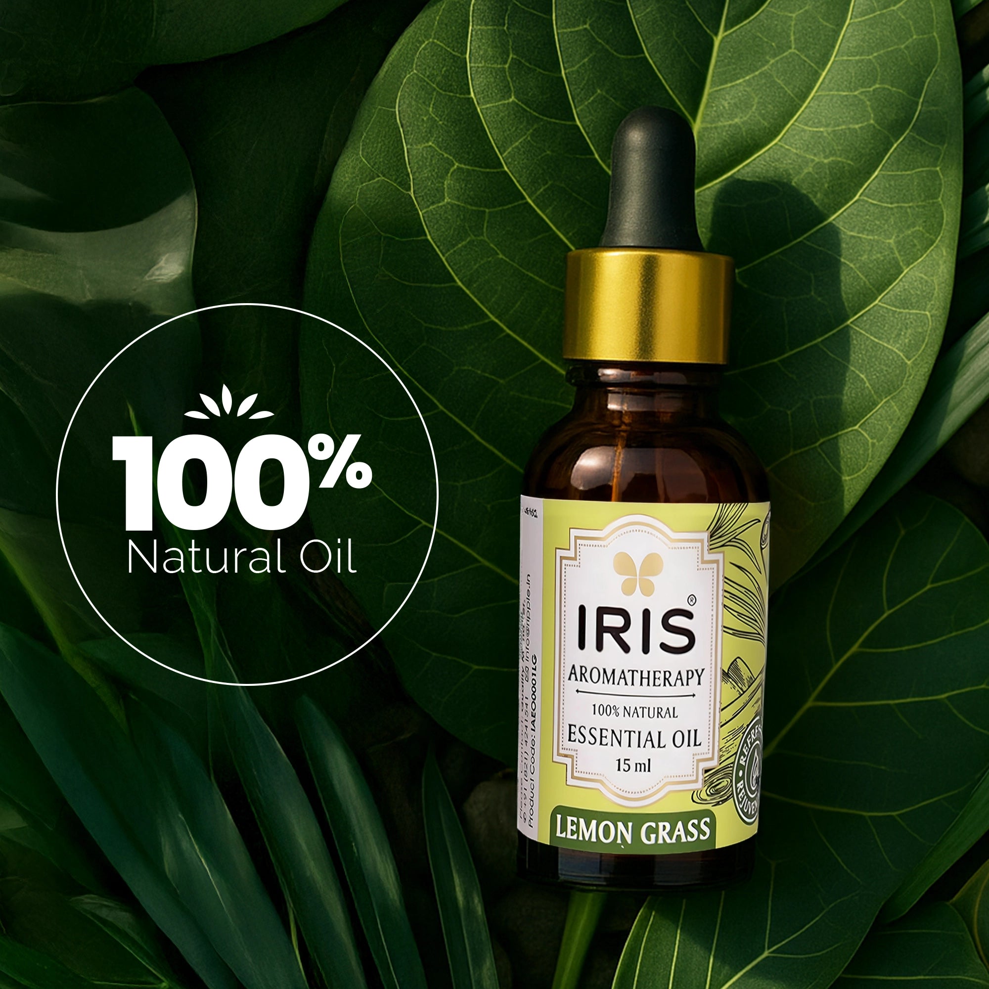 Lemon Grass Essential Oil by IRIS Aromatherapy