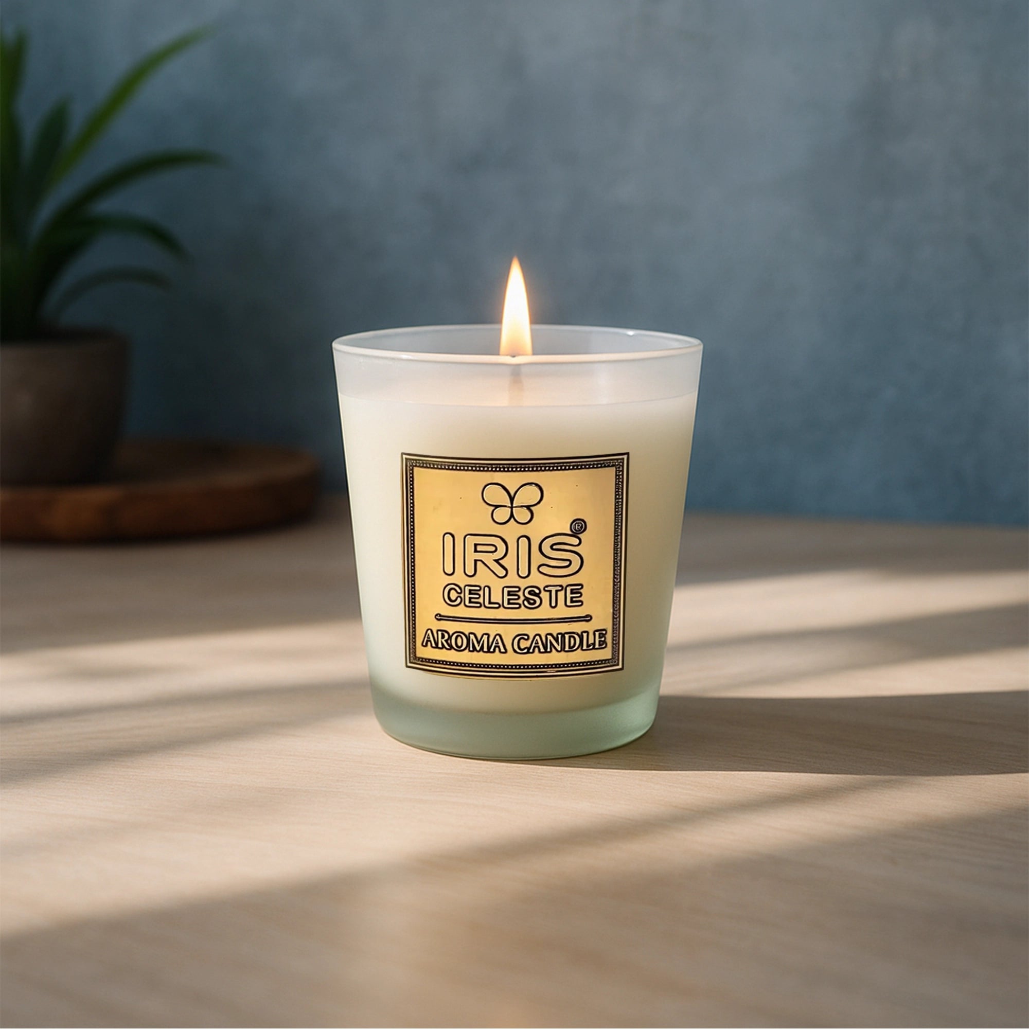 IRIS Celeste Soy Wax Aroma Candle - White Musk