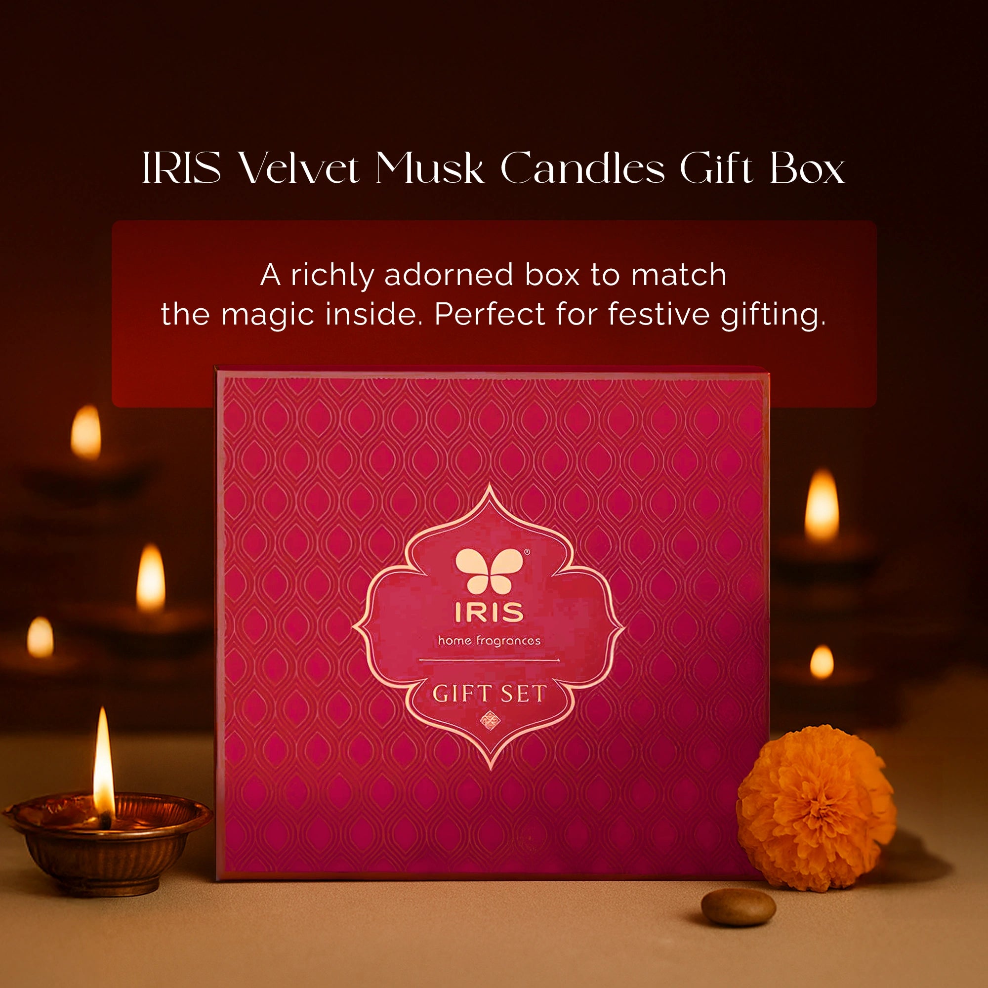 IRIS Luxury Diwali Candle Gift Box