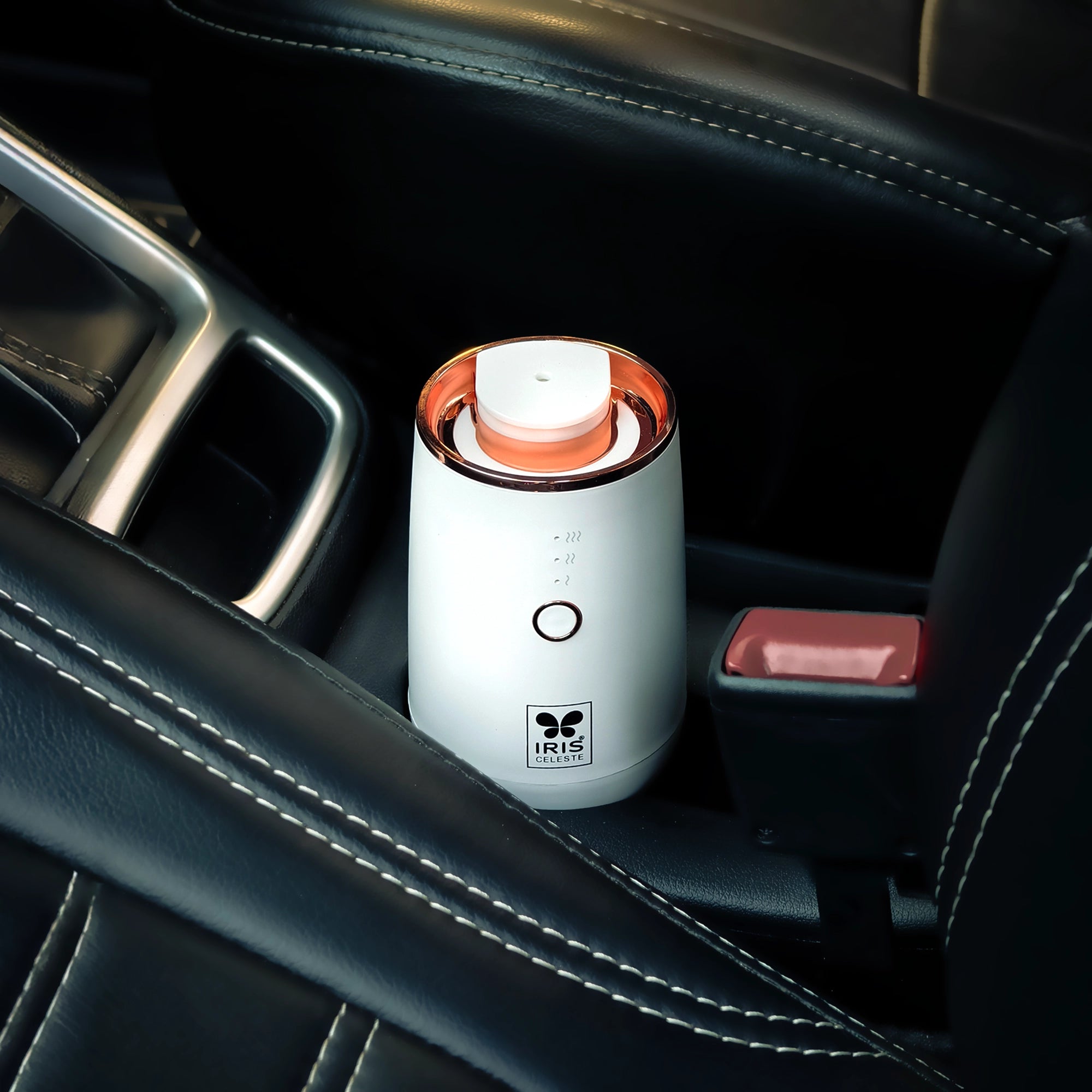 IRIS Car Home Aroma Diffuser Portable Cordless Operation Fragrance Intensity Control