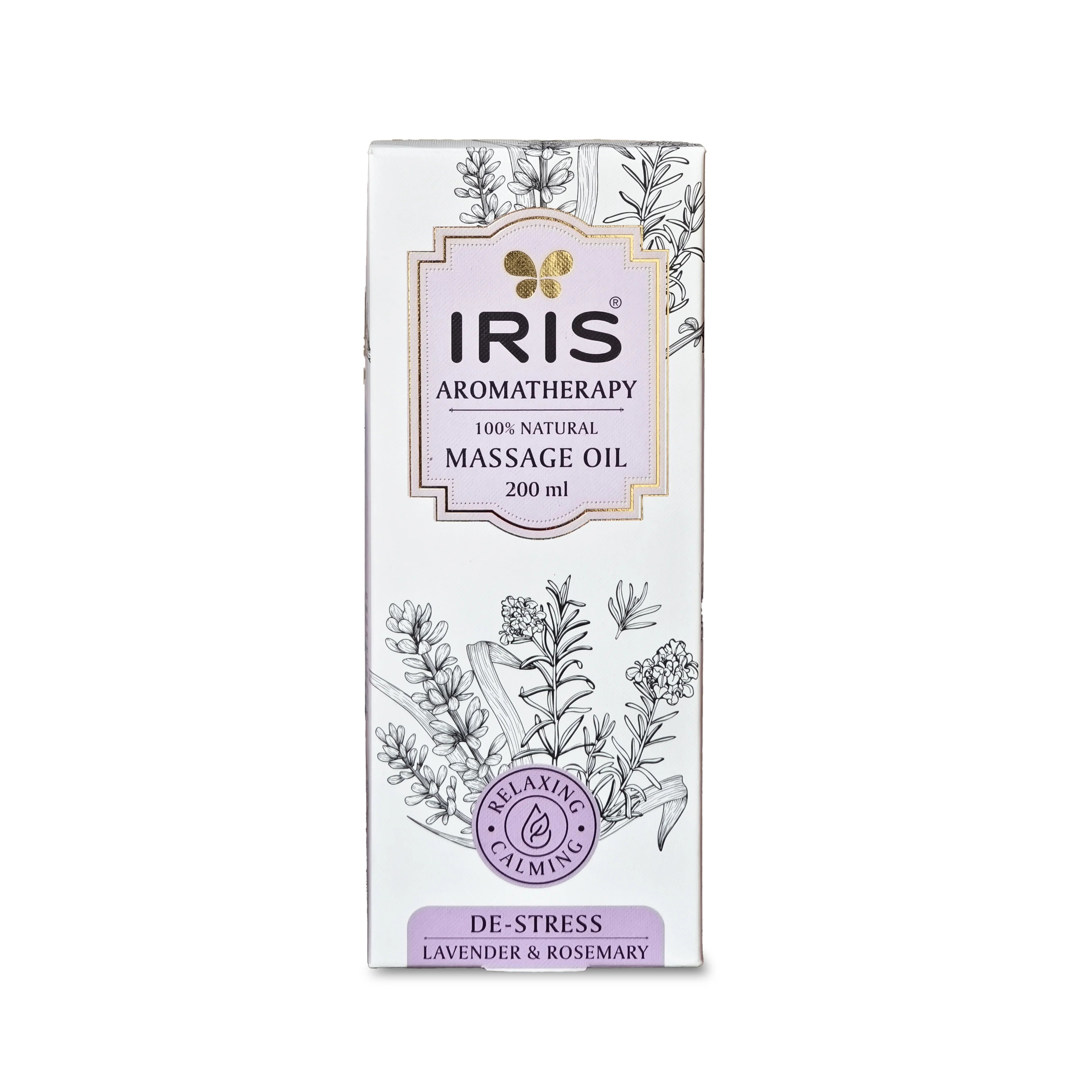 IRIS Aromatherapy De-Stress Massage Oil