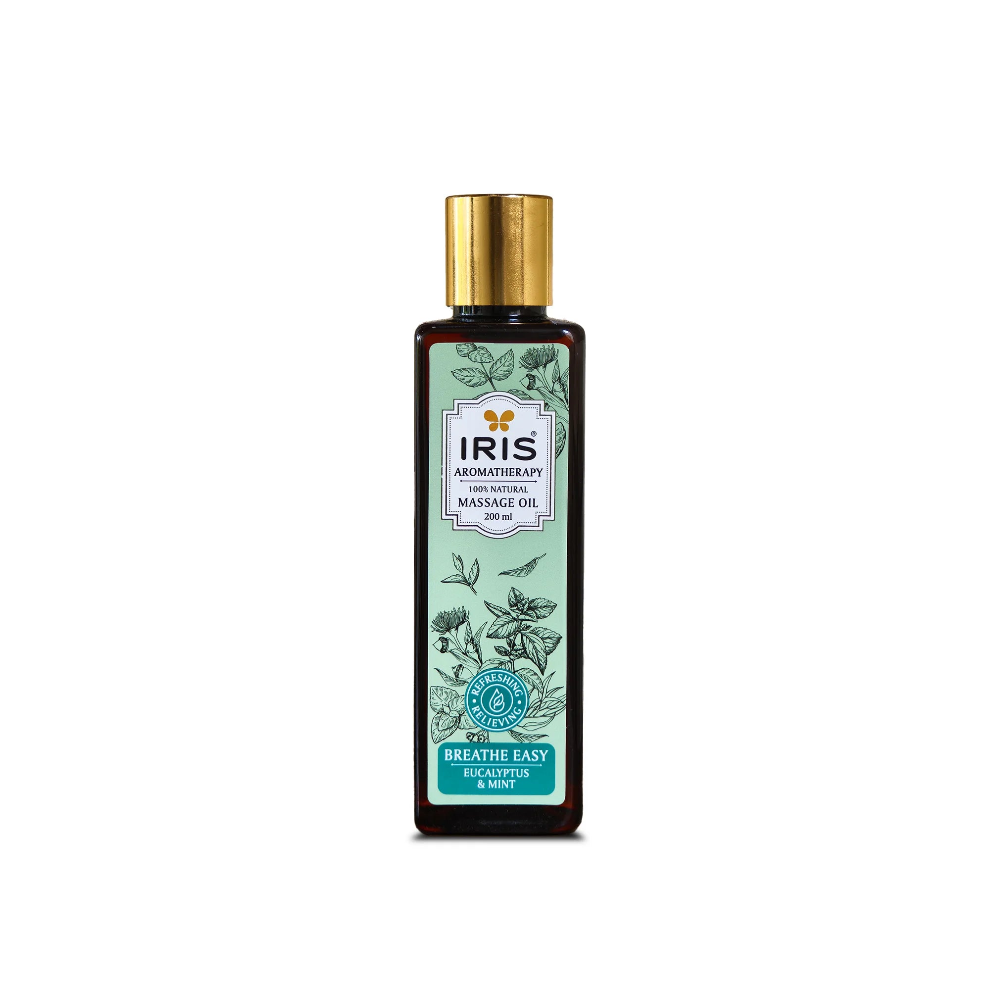 IRIS Aromatherapy Breathe Easy Massage Oil
