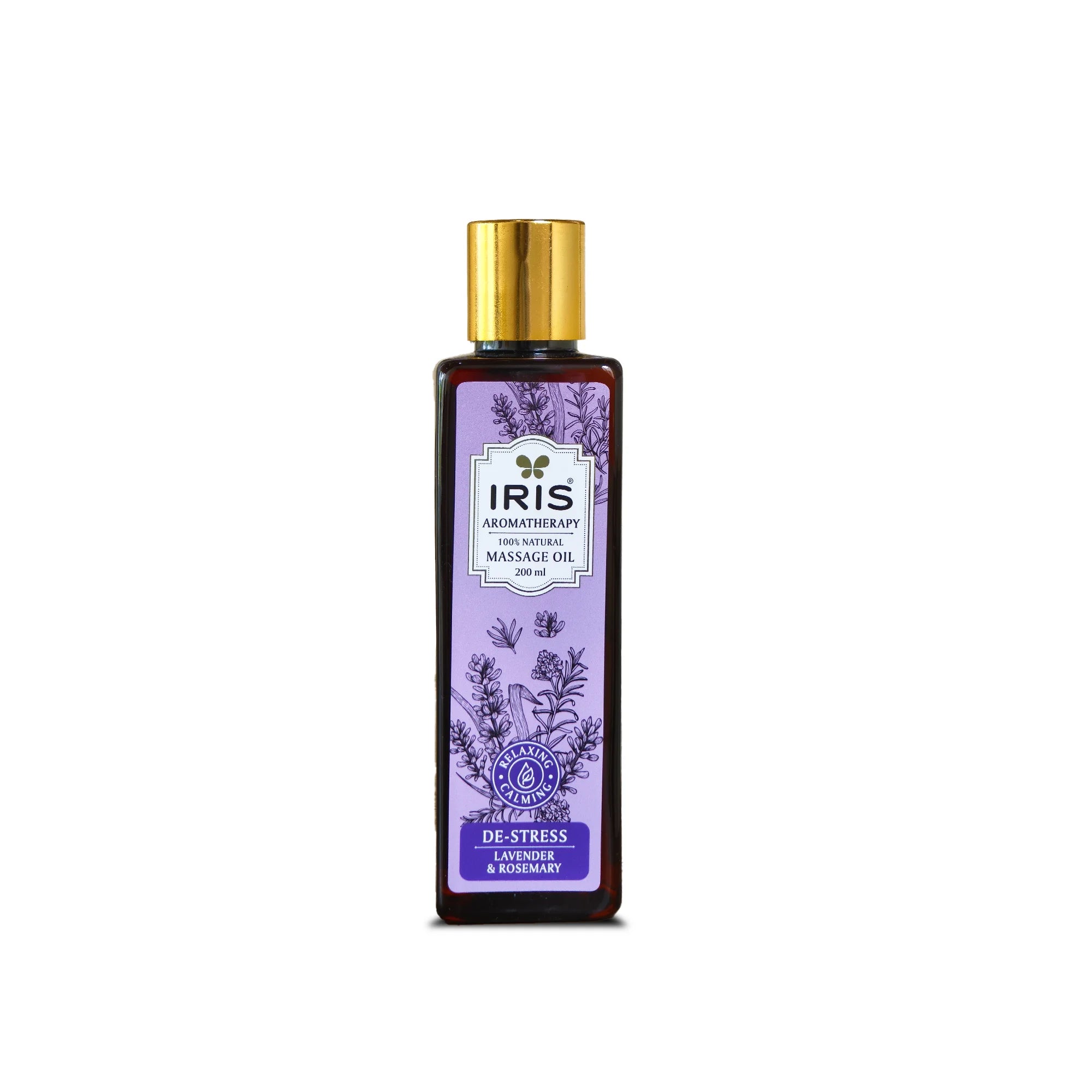 IRIS Aromatherapy De-Stress Massage Oil