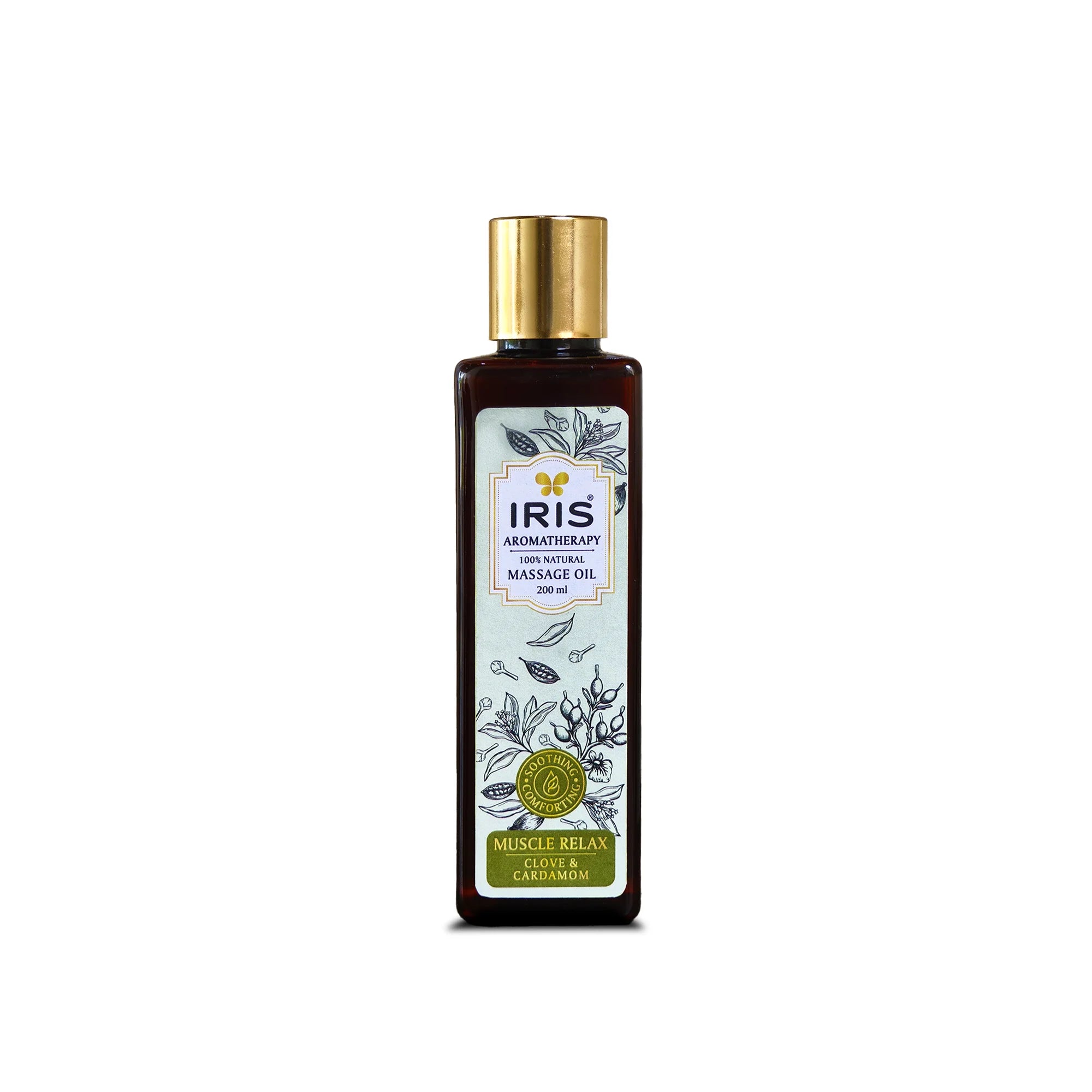 IRIS Aromatherapy Muscle Relaxant Massage Oil