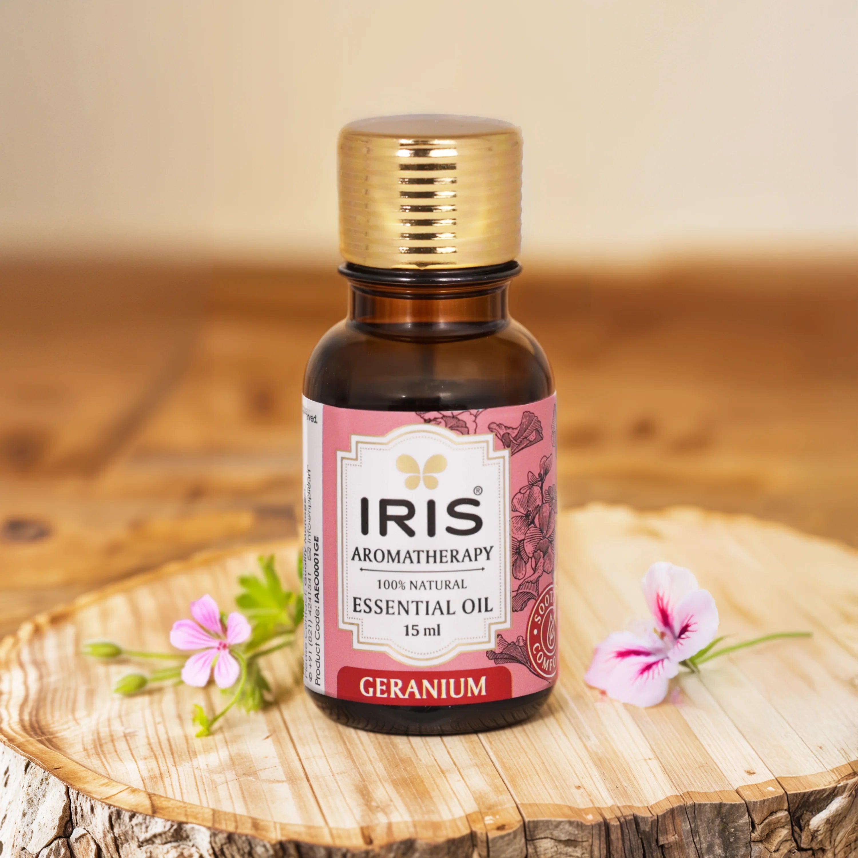 IRIS Aromatherapy Geranium Essential Oil