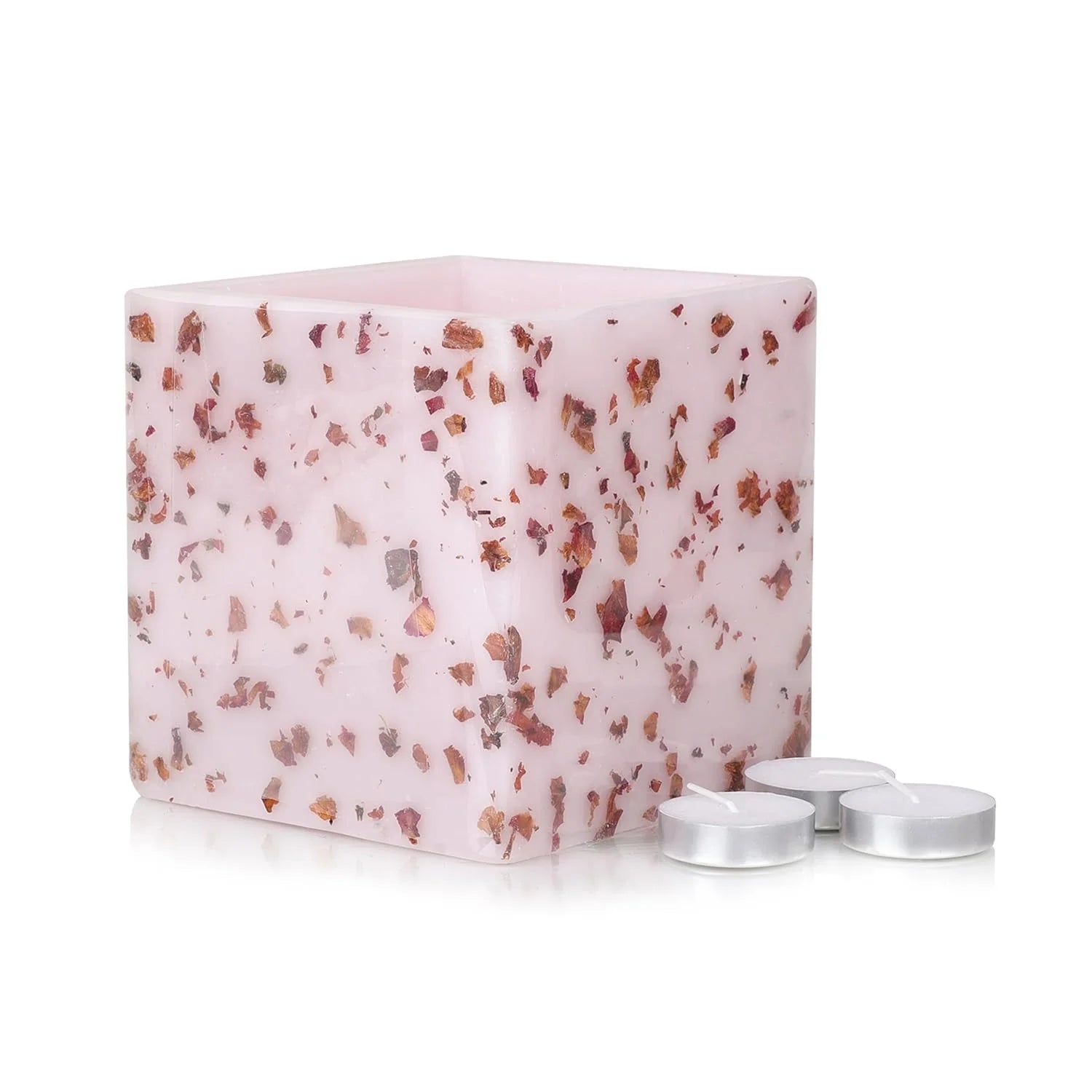 Tea Rose & Agarwood Wax Lantern Candle