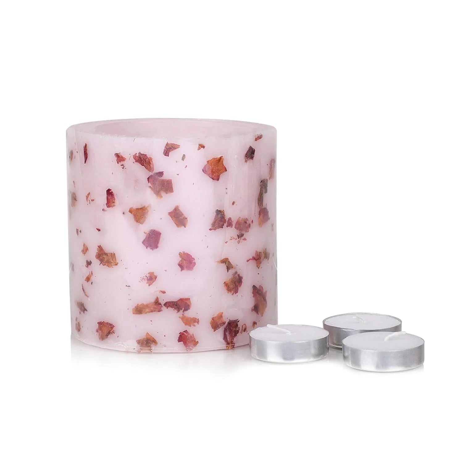 Tea Rose & Agarwood Wax Lantern Candle