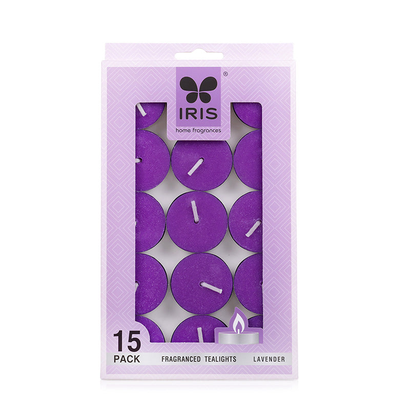 IRIS 15 Pack Fragranced Tealights - Lavender