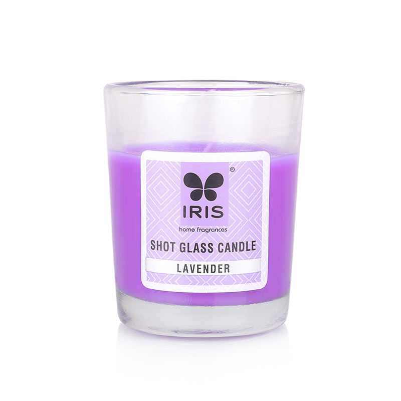 IRIS Shot Glass Scented Candle - Lavender