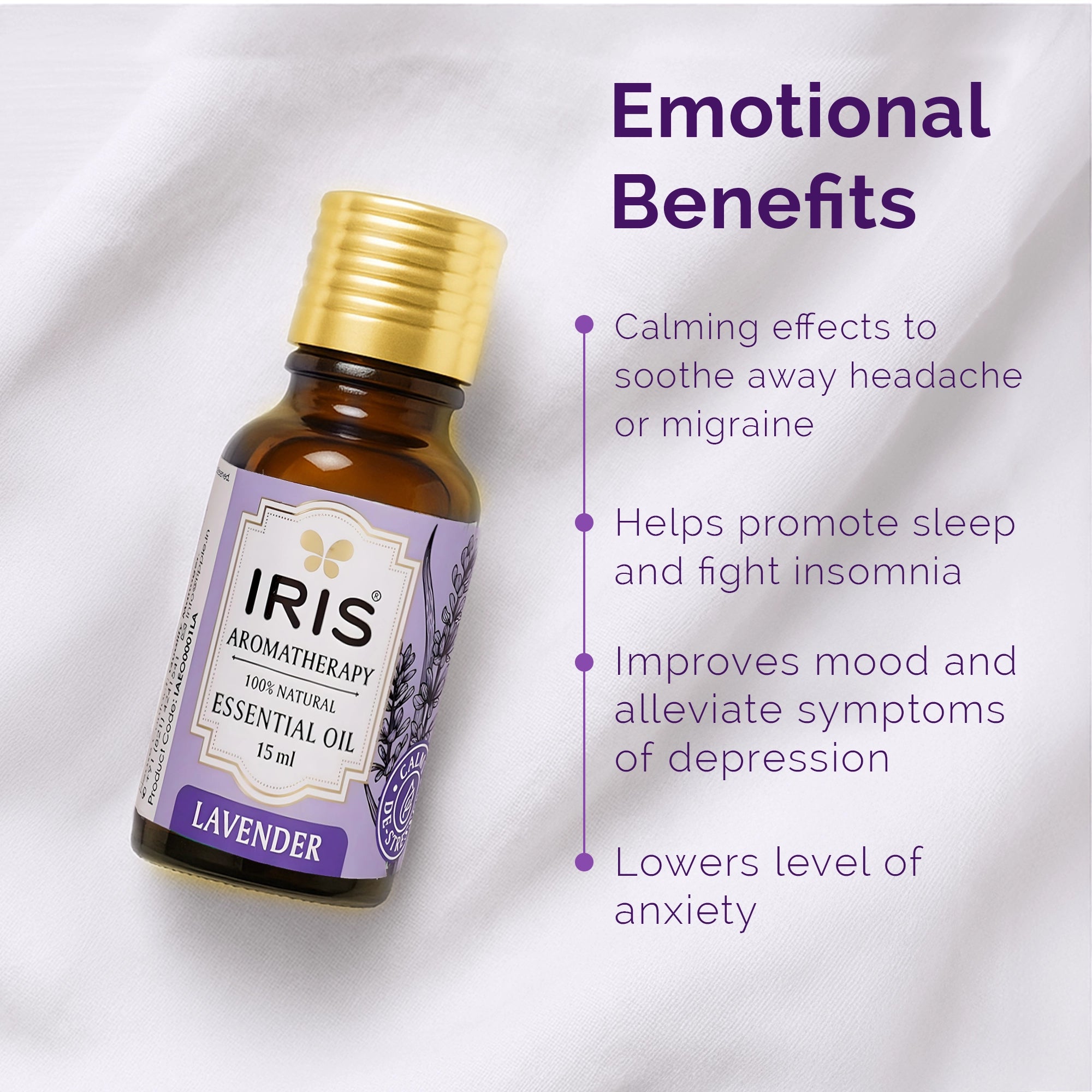 Lavender Essential Oil by IRIS Aromatherapy