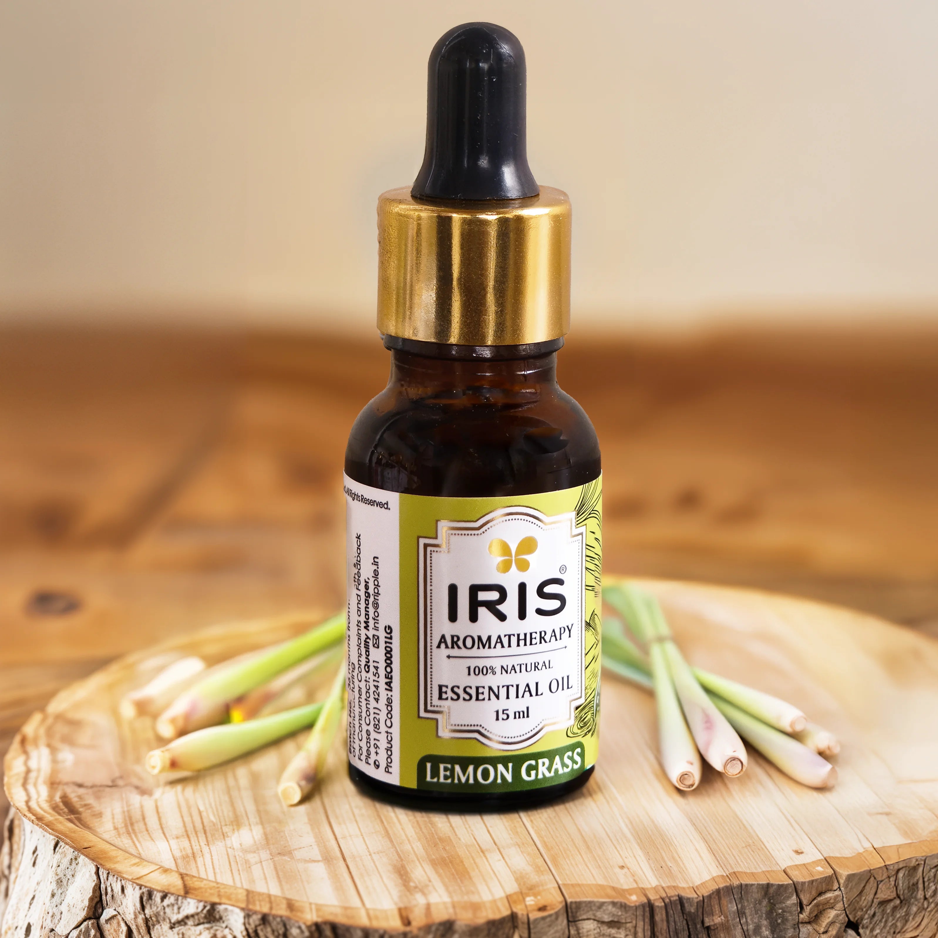 IRIS Aromatherapy Lemon Grass Essential Oil