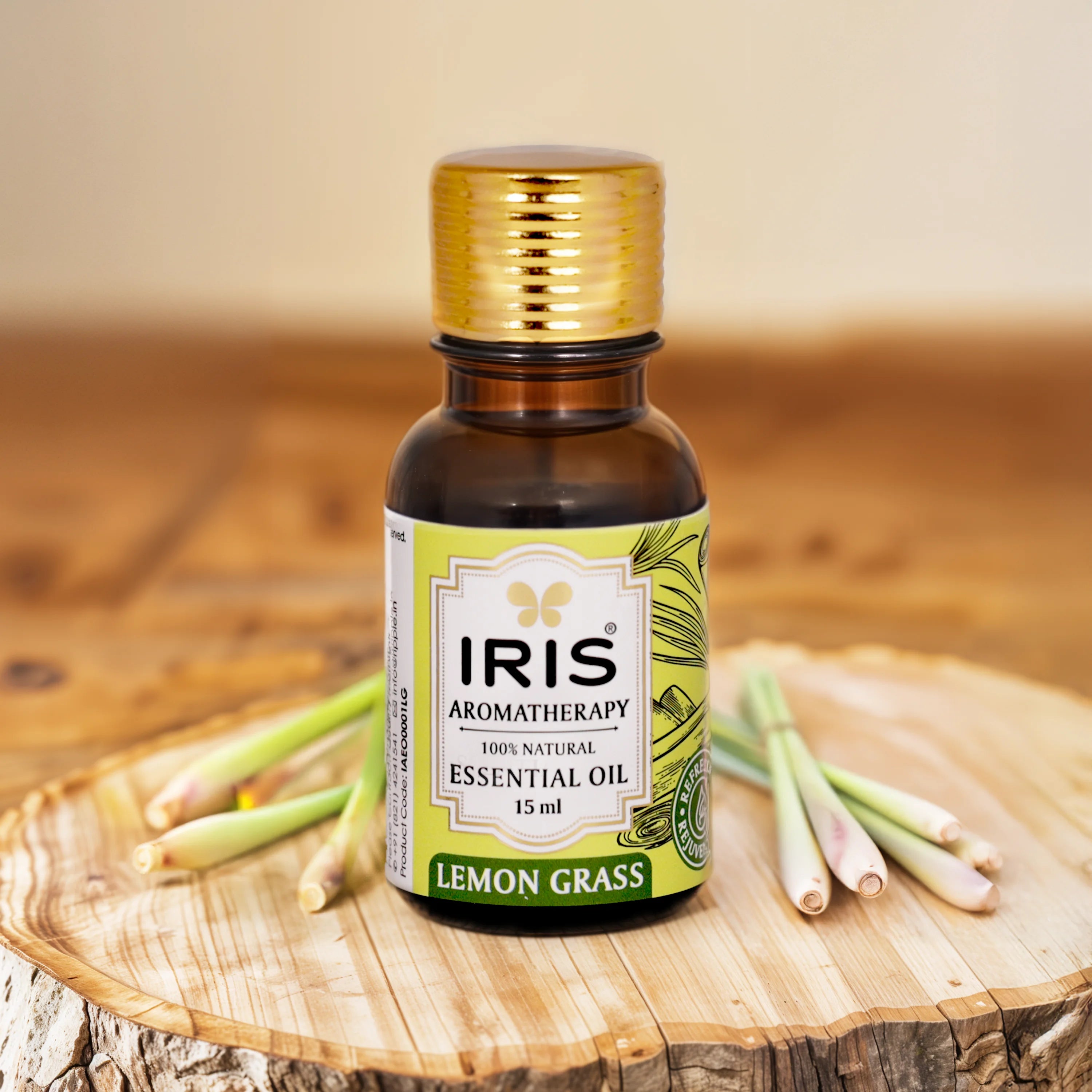 IRIS Aromatherapy Lemon Grass Essential Oil