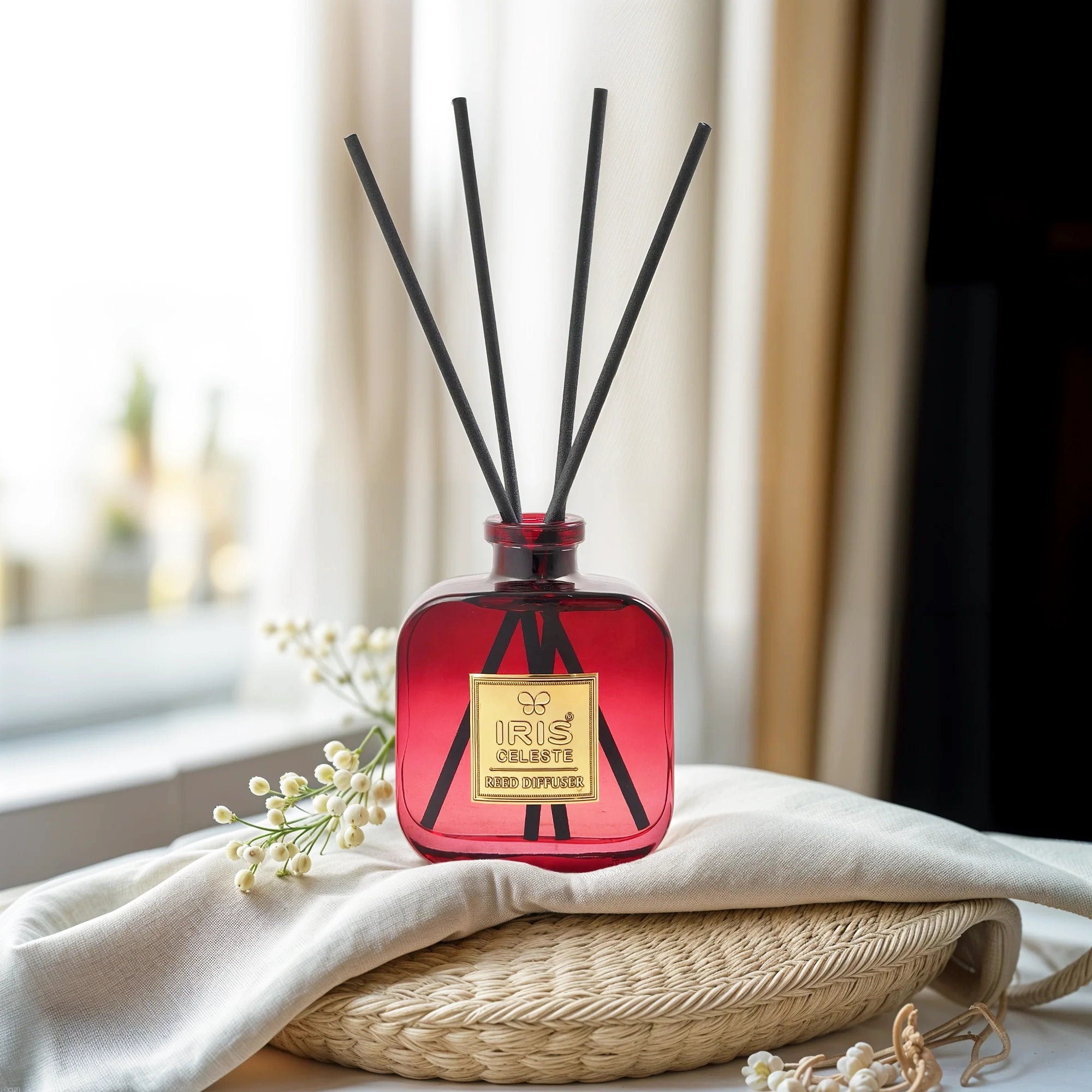 IRIS Celeste Peony & Rose Reed Diffuser Set