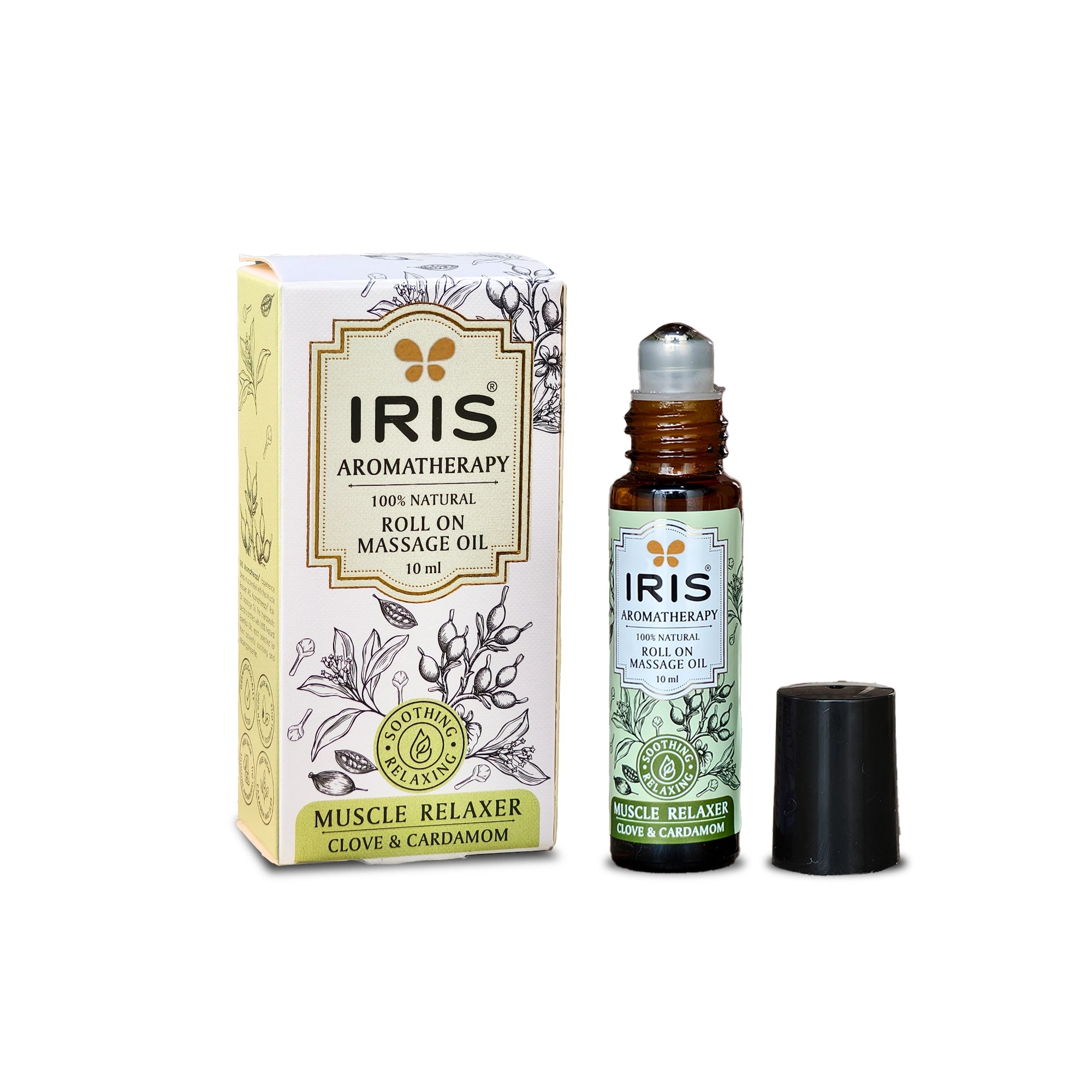 IRIS Aromatherapy Roll On Massage oil for Muscle Relaxation