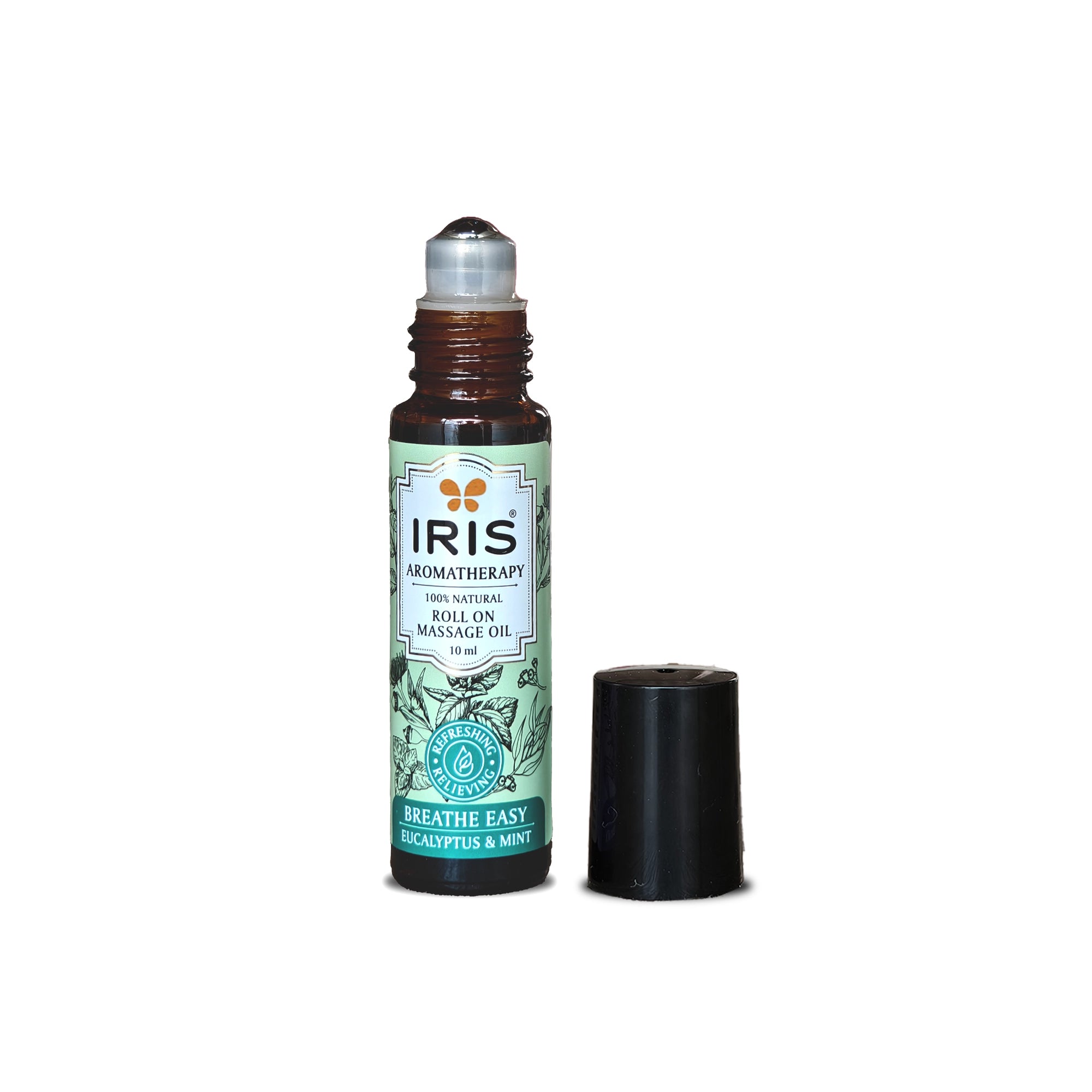 IRIS Aromatherapy Roll On Massage Oil for Easy Breathe