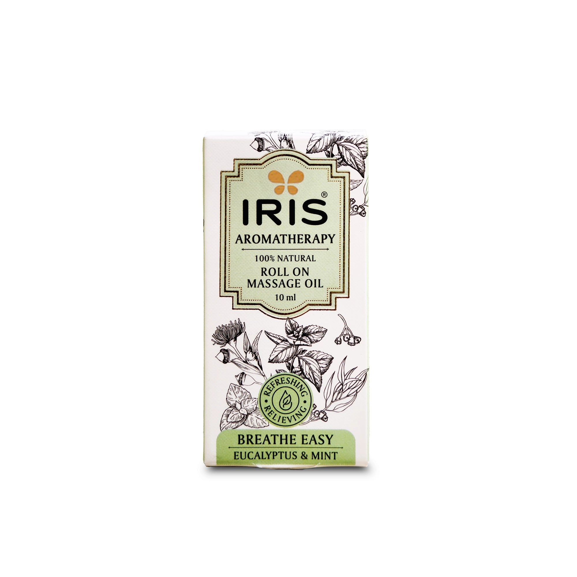 IRIS Aromatherapy Roll On Massage Oil for Easy Breathe
