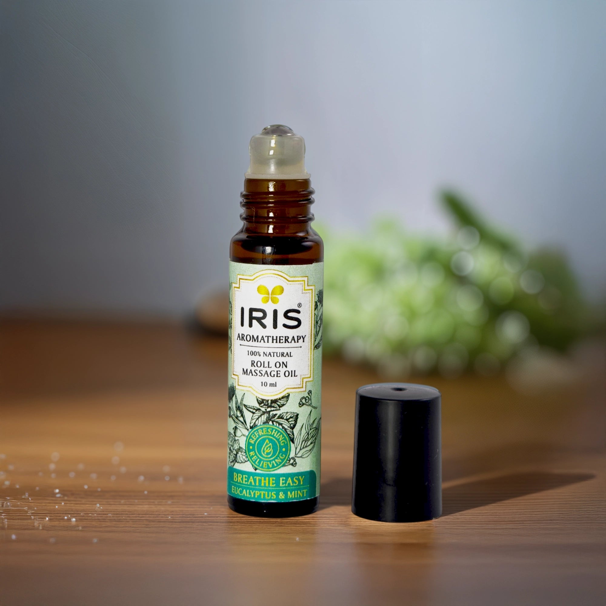 IRIS Aromatherapy Roll On Massage Oil for Easy Breathe