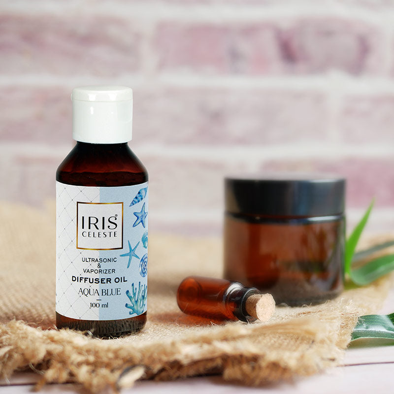 IRIS Celeste Aqua Blue Ultrasonic & Vaporizer Diffuser Oil  IRIS Home  Fragrances
