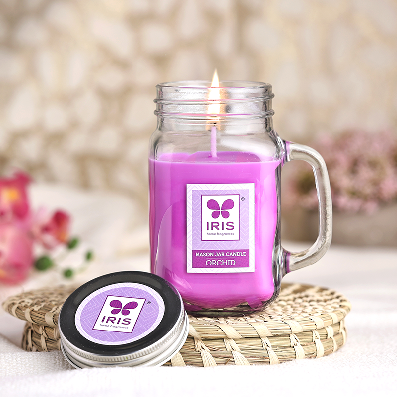 Buy Jar Candle in Orchid Fragrance Online Iris Home Fragrances