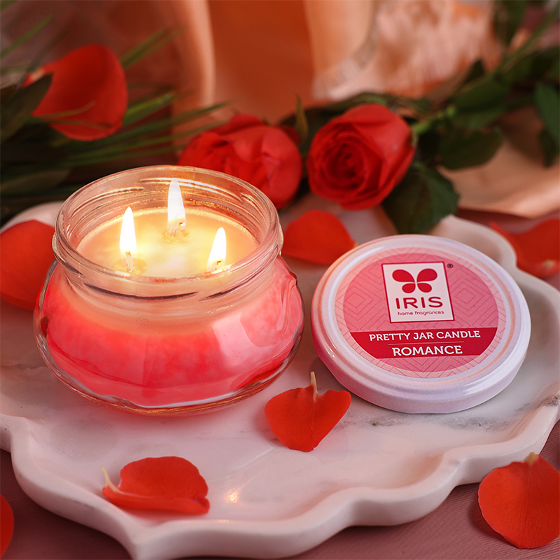 Pretty Jar Candle- Romance