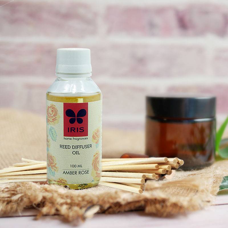 IRIS Amber Rose Reed Diffuser Refill Set 191