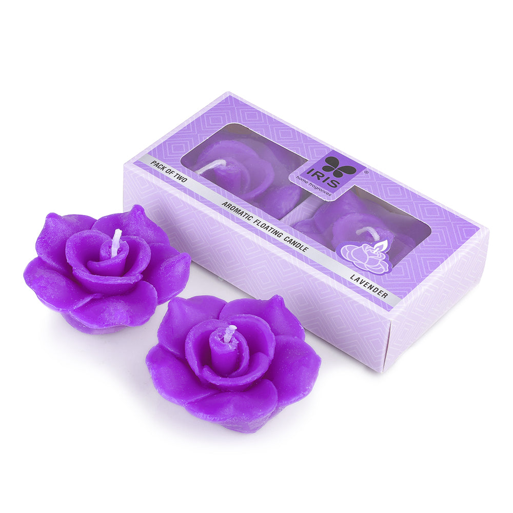 IRIS Lavender Aromatic Floating Candles