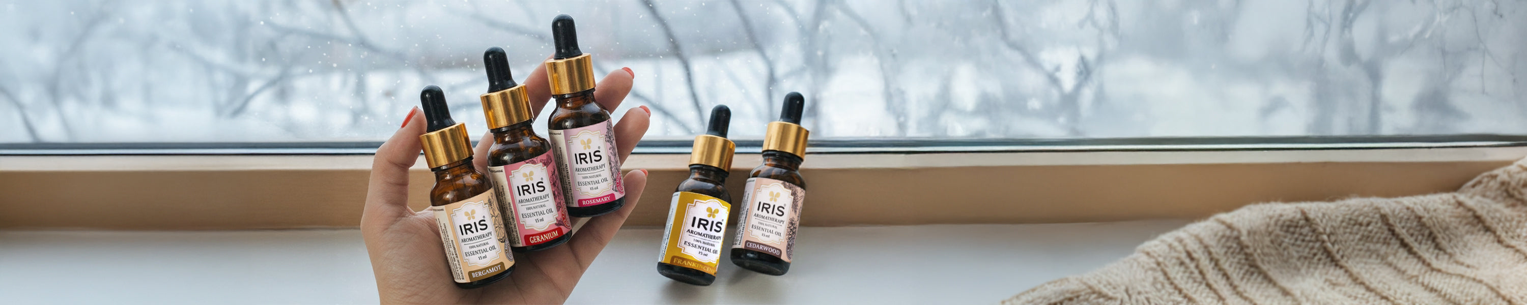 Aromatherapy essential oils for winter wellness