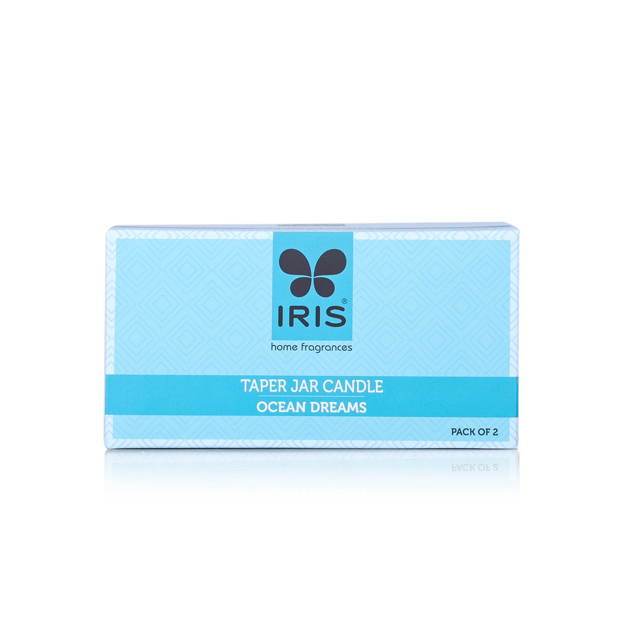 IRIS Ocean Dream Taper Jar Candle Pack of 2