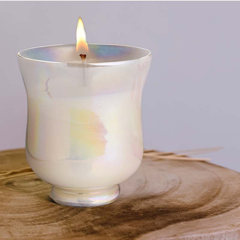 IRIS Celeste Hurricane Glass Jar Candle Large – Fleur