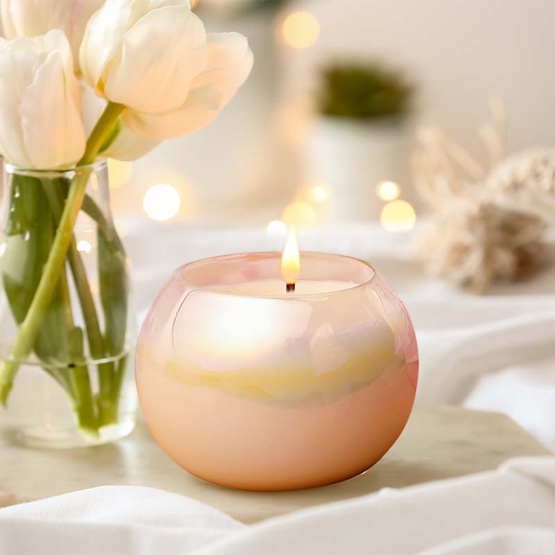 IRIS Celeste glass Jar candle – Fleur