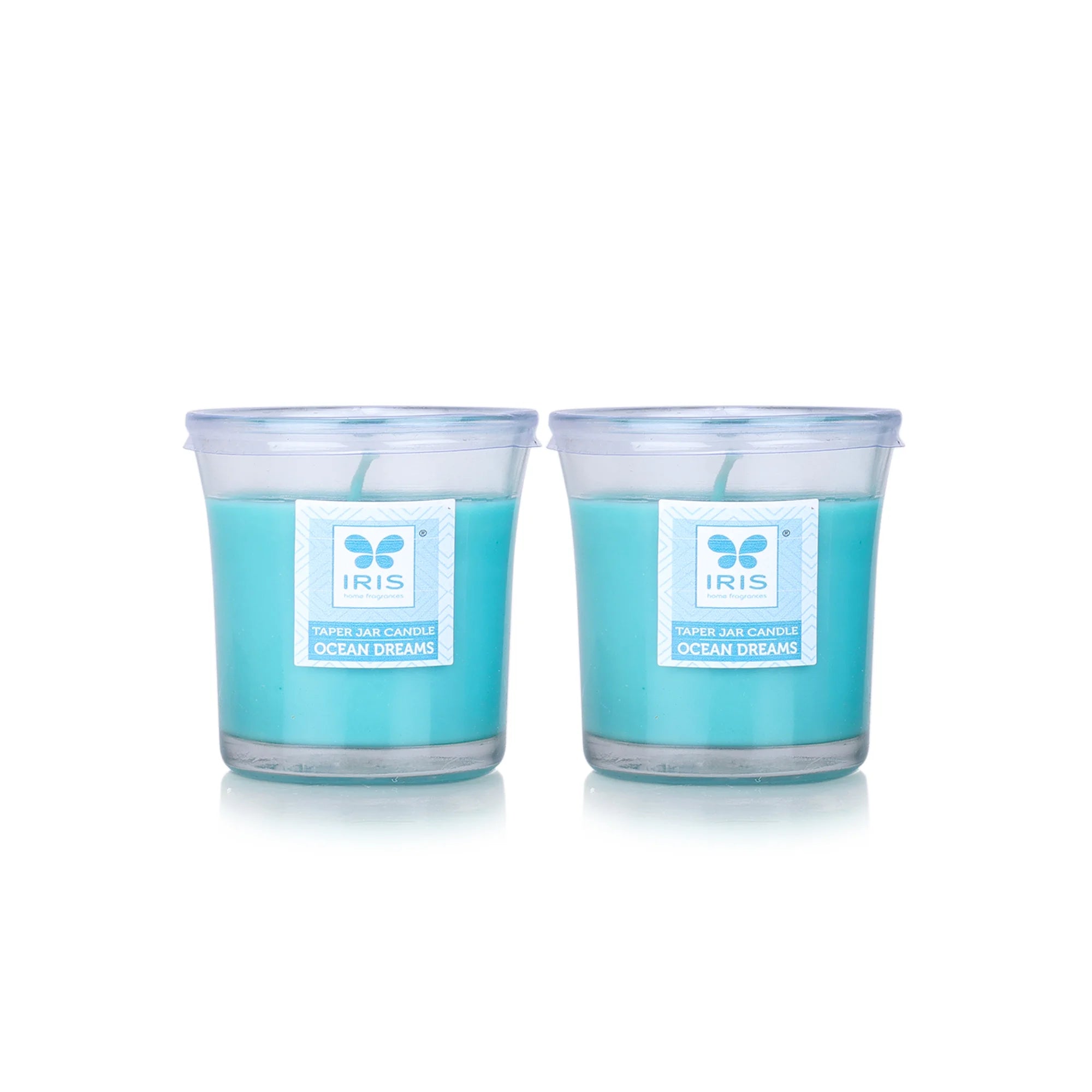 IRIS Ocean Dream Taper Jar Candle Pack of 2